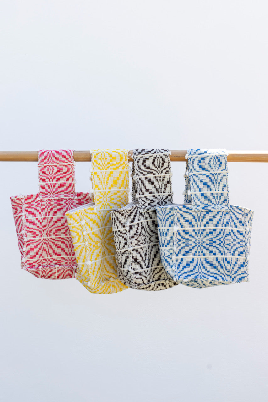 Handwoven Bag - Flower Weave -Soleil