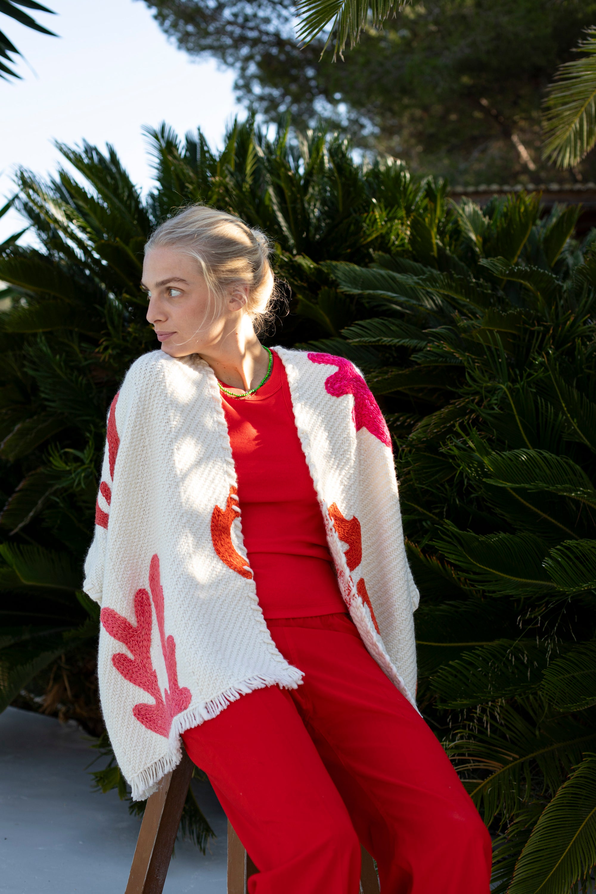 Lose Cardigan Bella - Assemblage - Fiery Coral