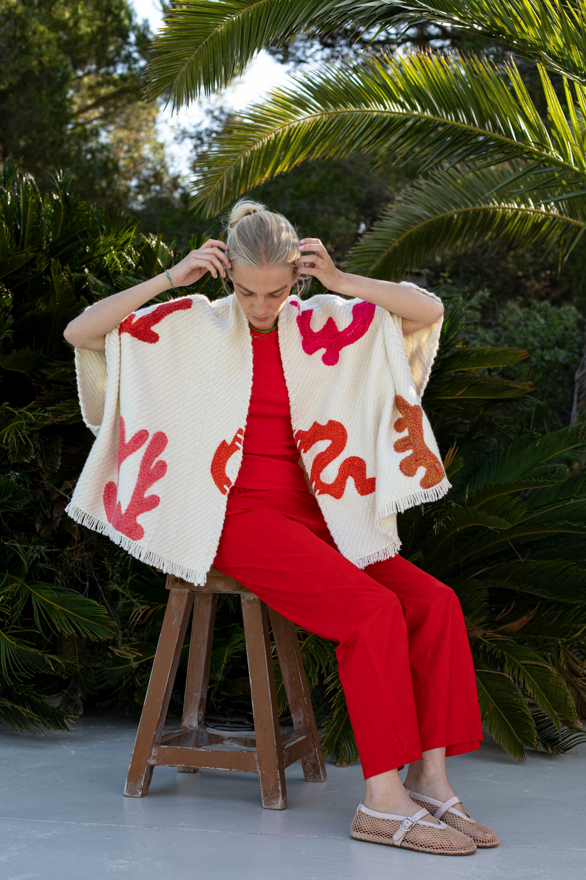 Lose Cardigan Bella - Assemblage - Fiery Coral