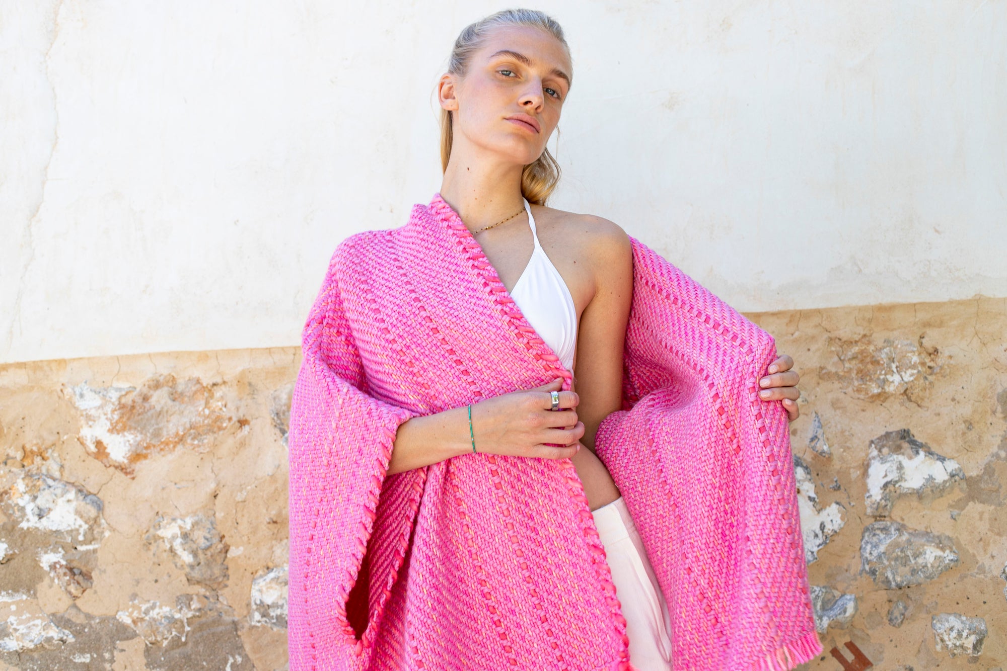 Lose Cardigan Bella - Flamingo