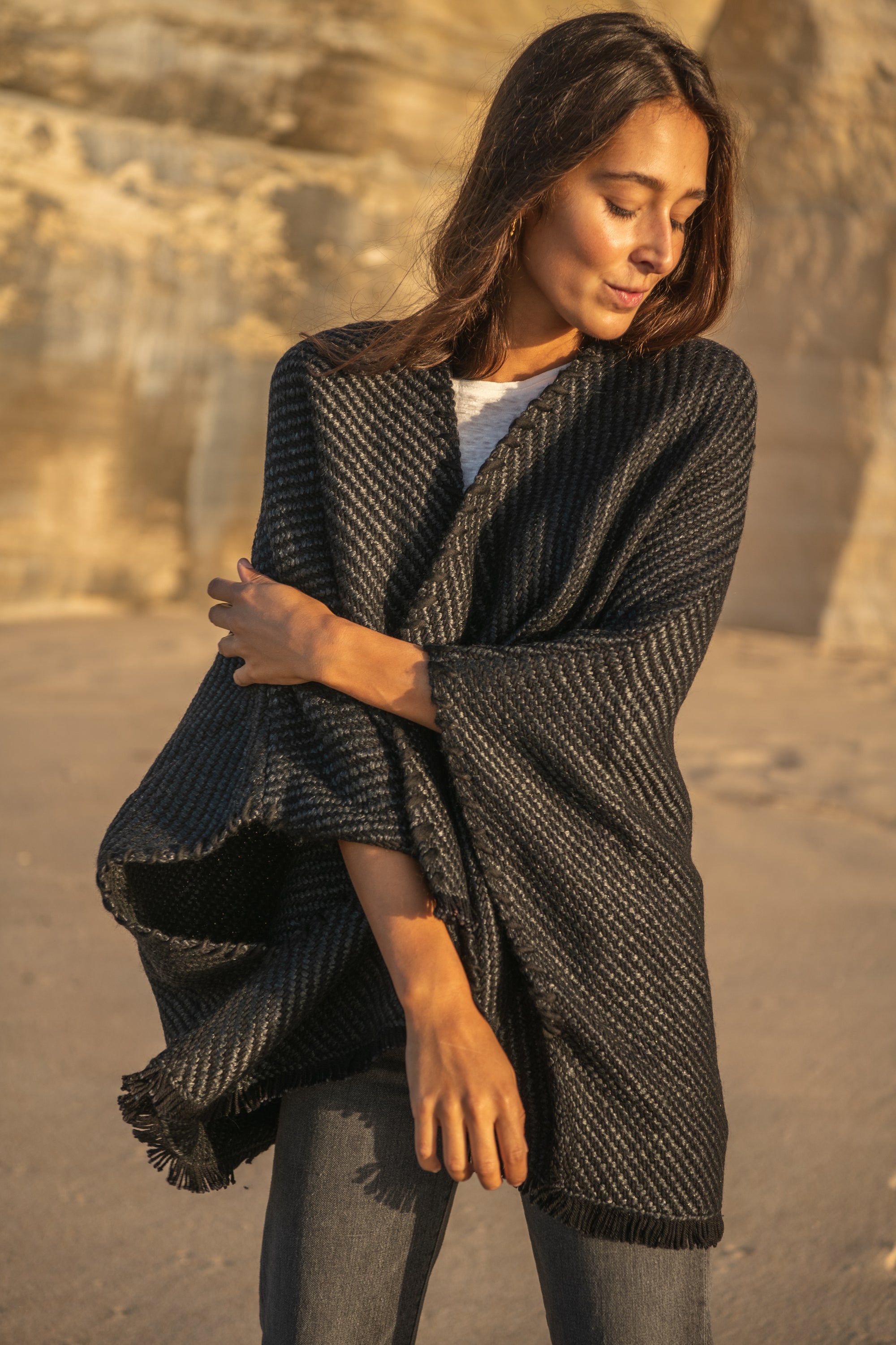Lose Cardigan Bella, Noir