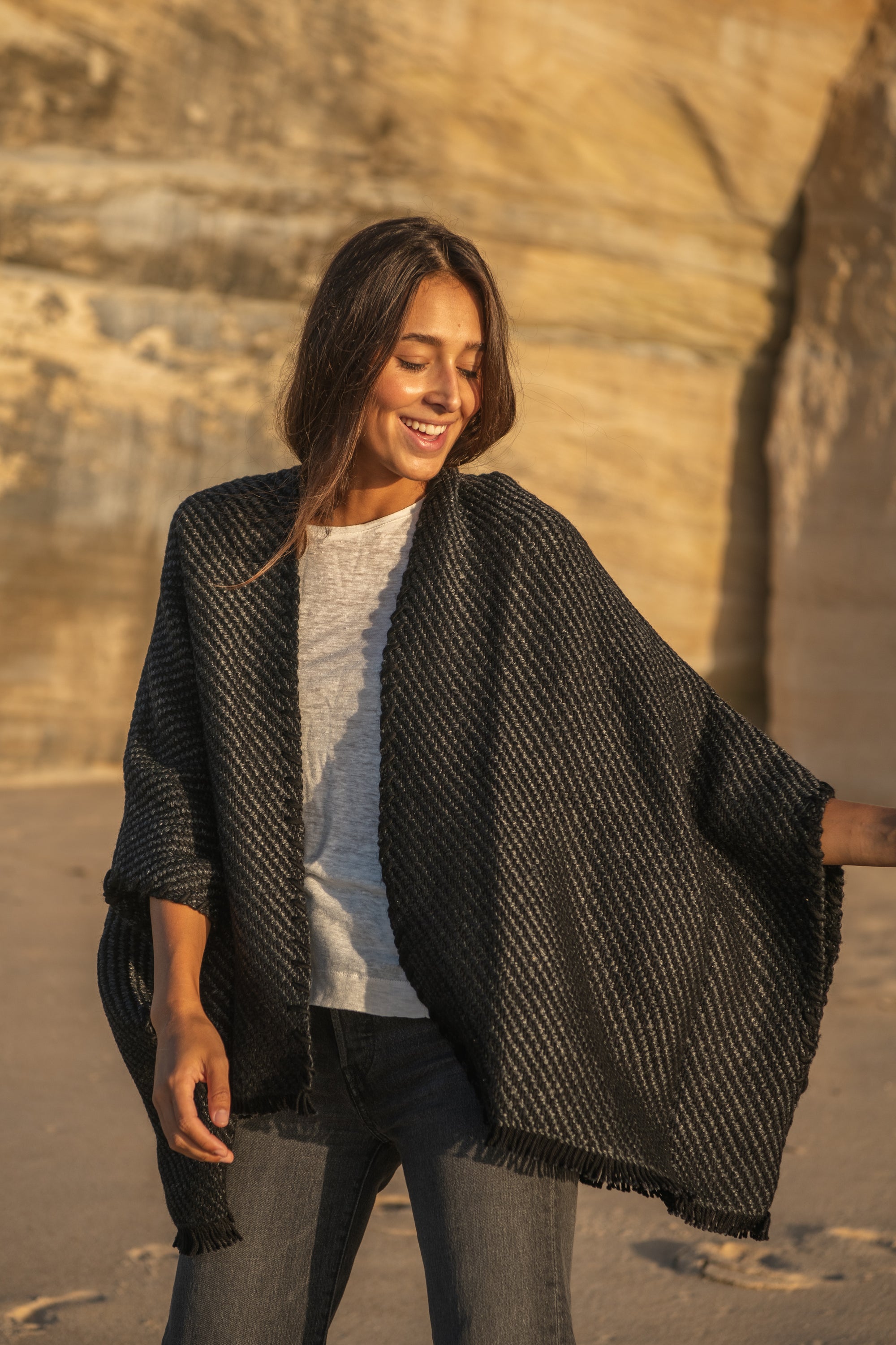 Lose Cardigan Bella, Noir