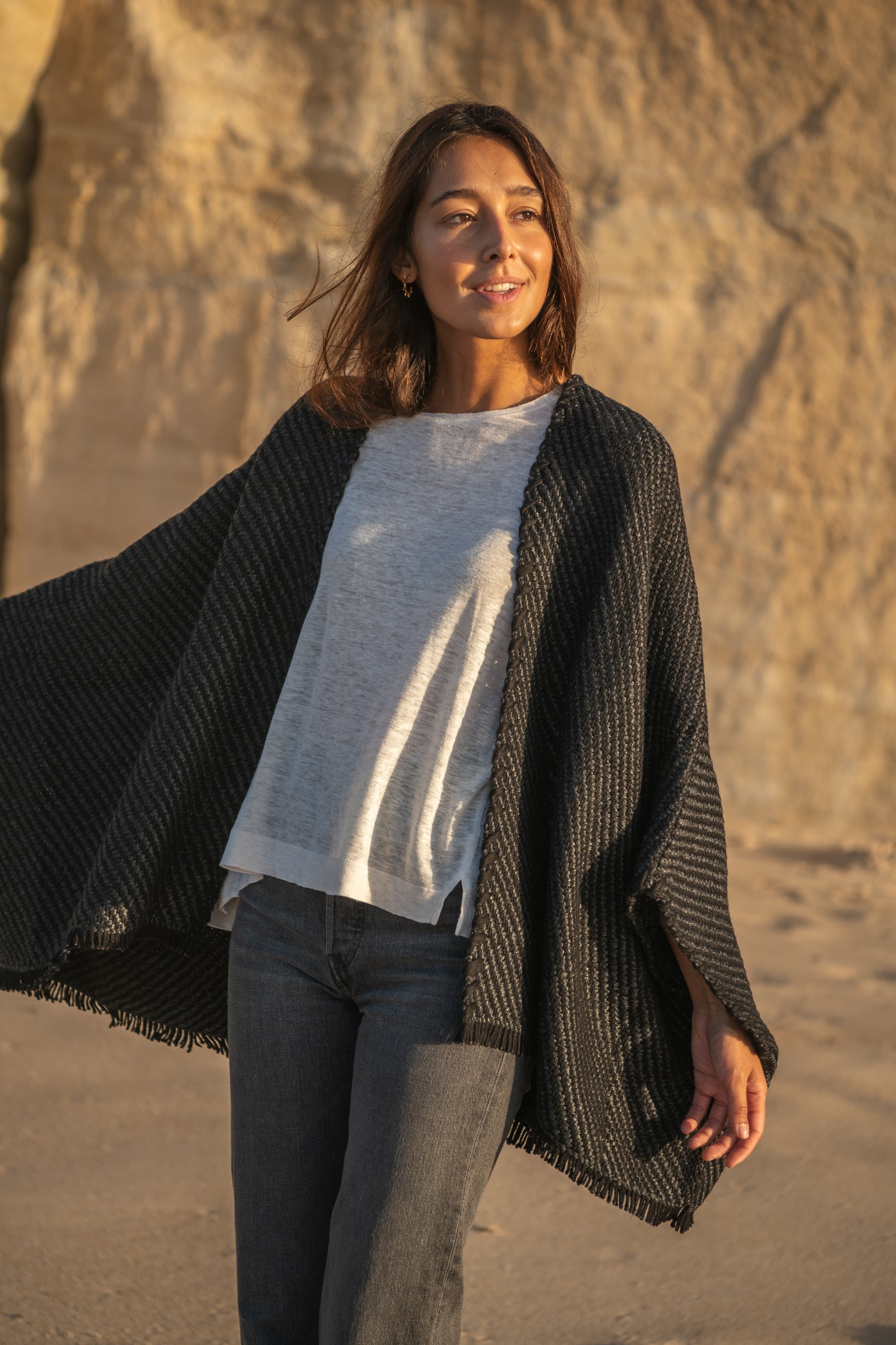 Lose Cardigan Bella, Noir