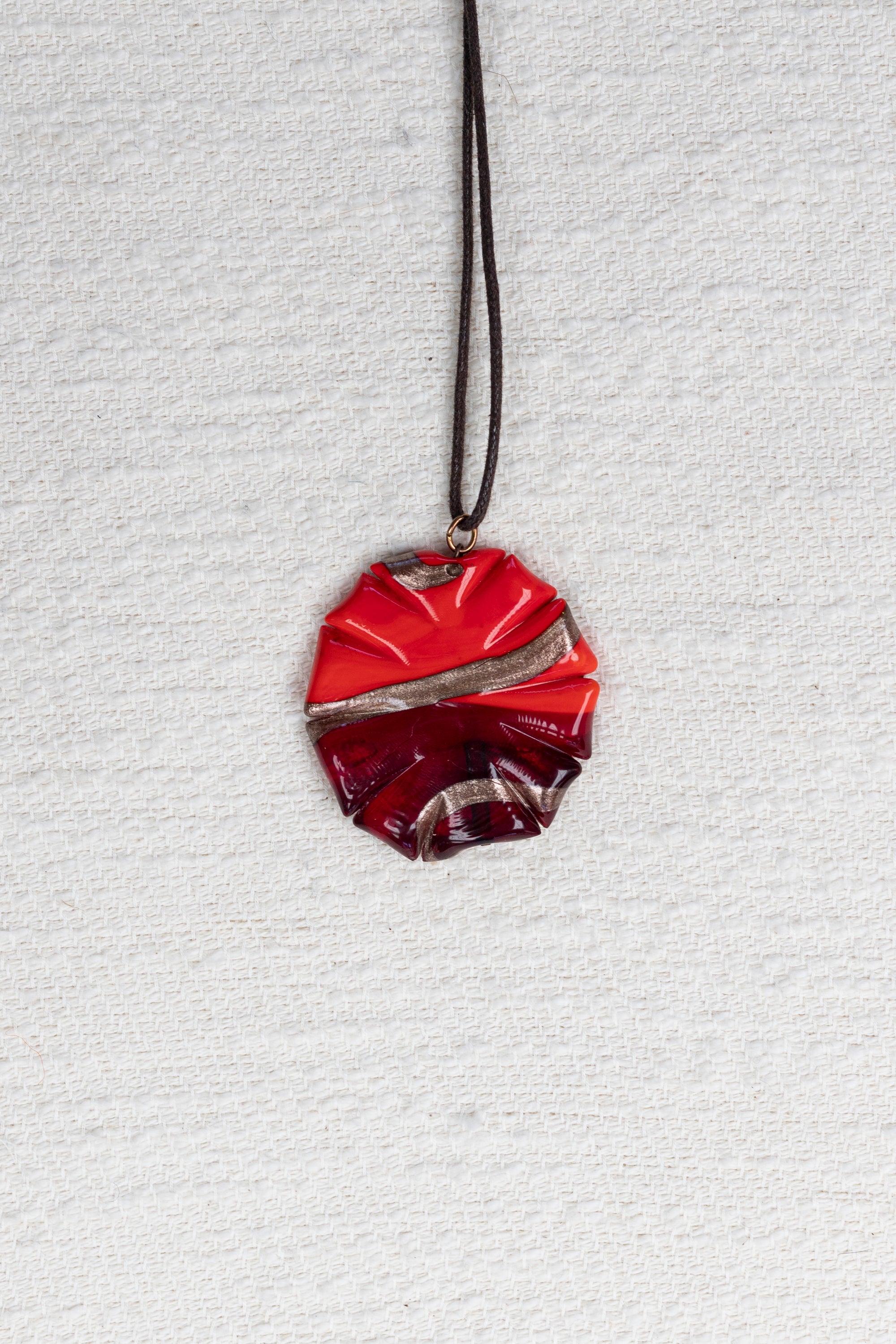 Murano Glass Pendant (Vintage), Rouge