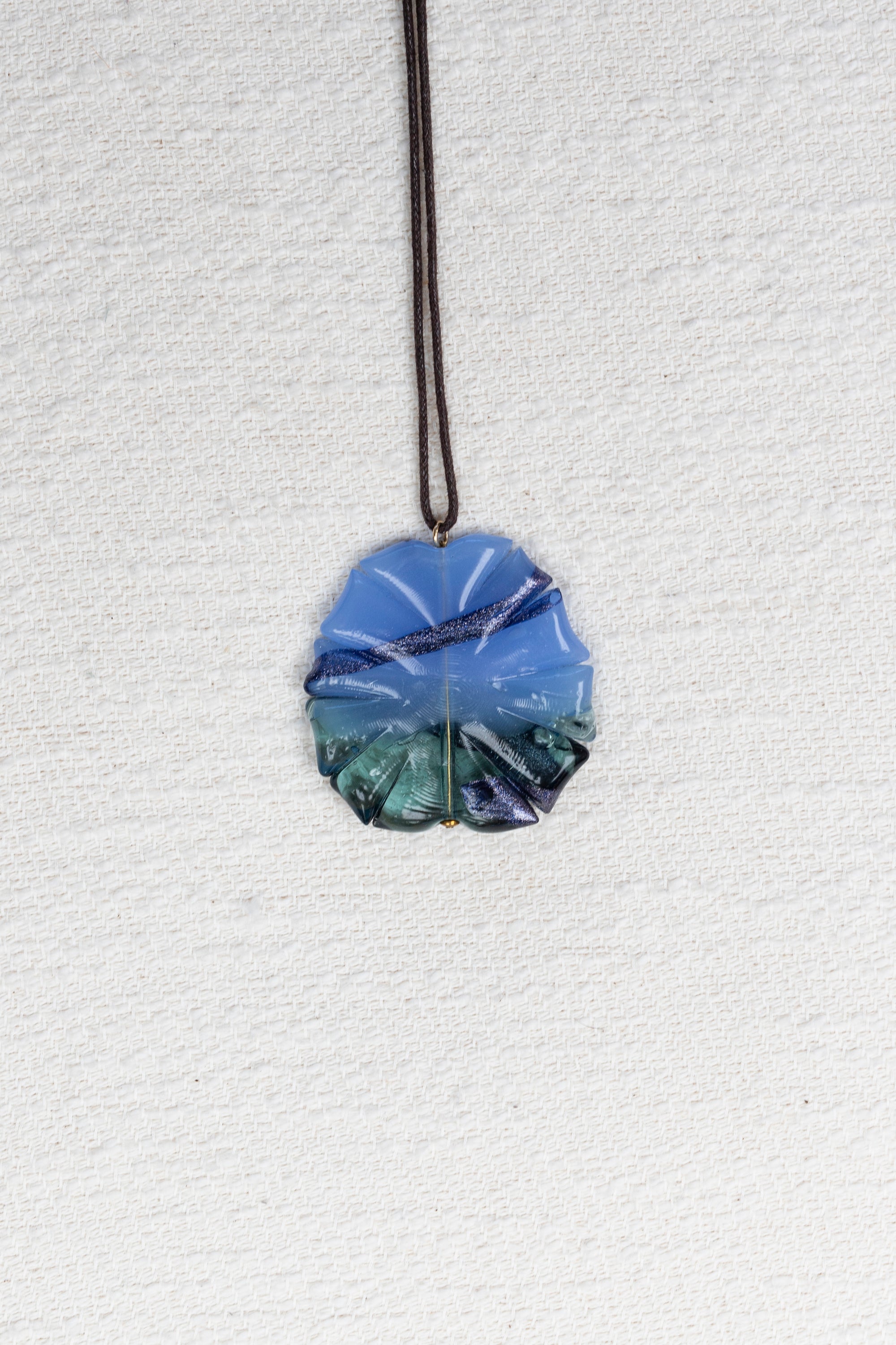 Murano Glass Pendant (Vintage), Bleu