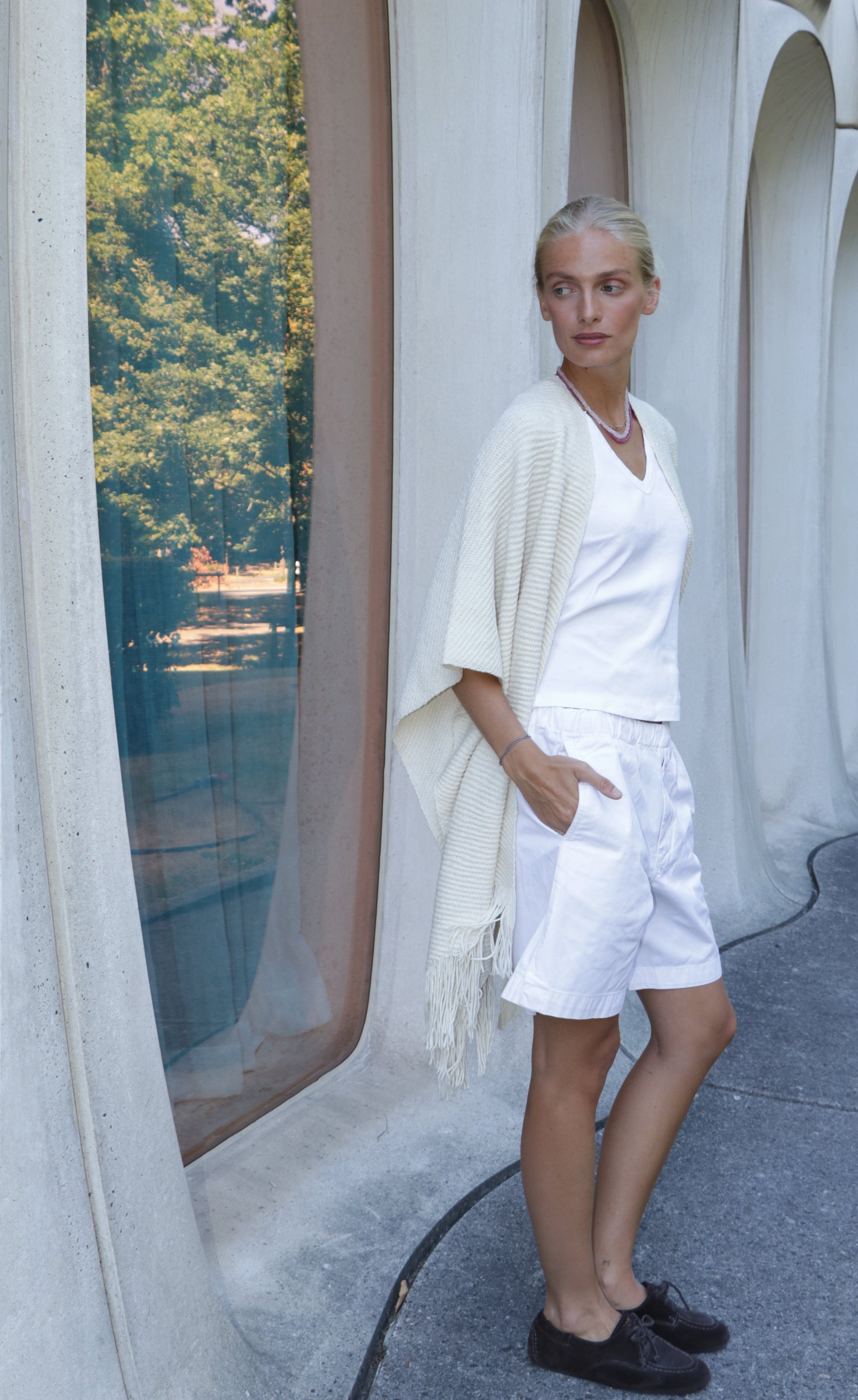 Kaftan Aline - ECO - Ivoire