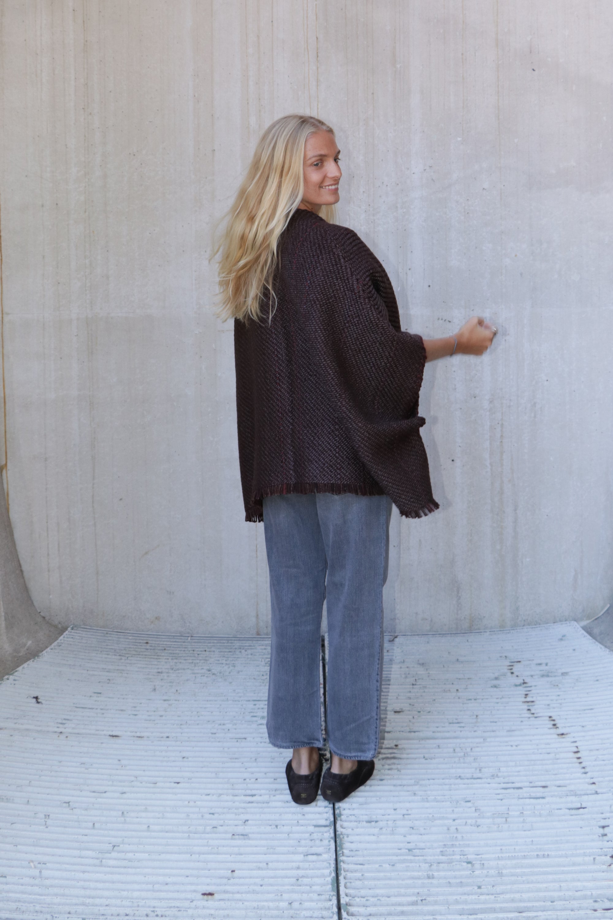 Lose Cardigan Bella - Ganache