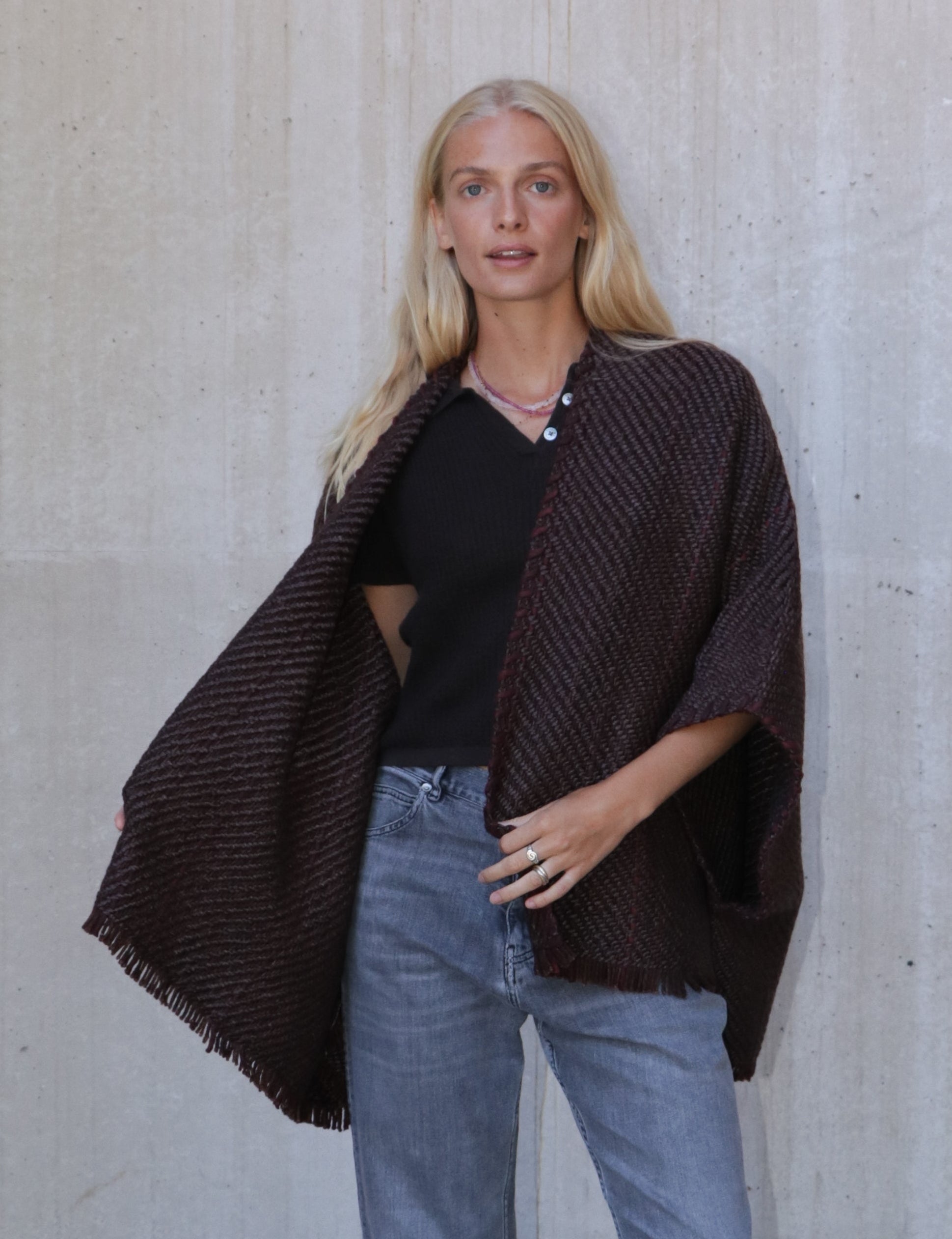 Lose Cardigan Bella - Ganache