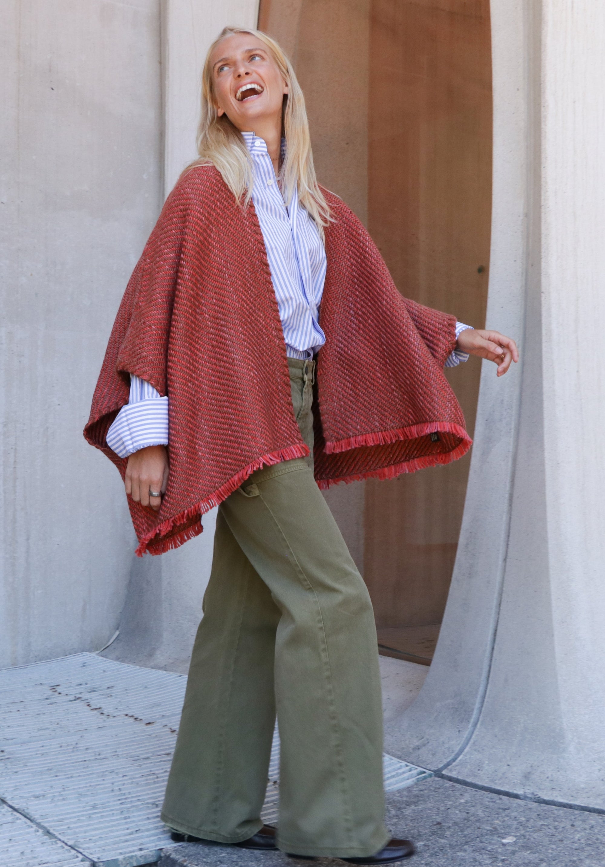 Lose Cardigan Bella - Ladrillo