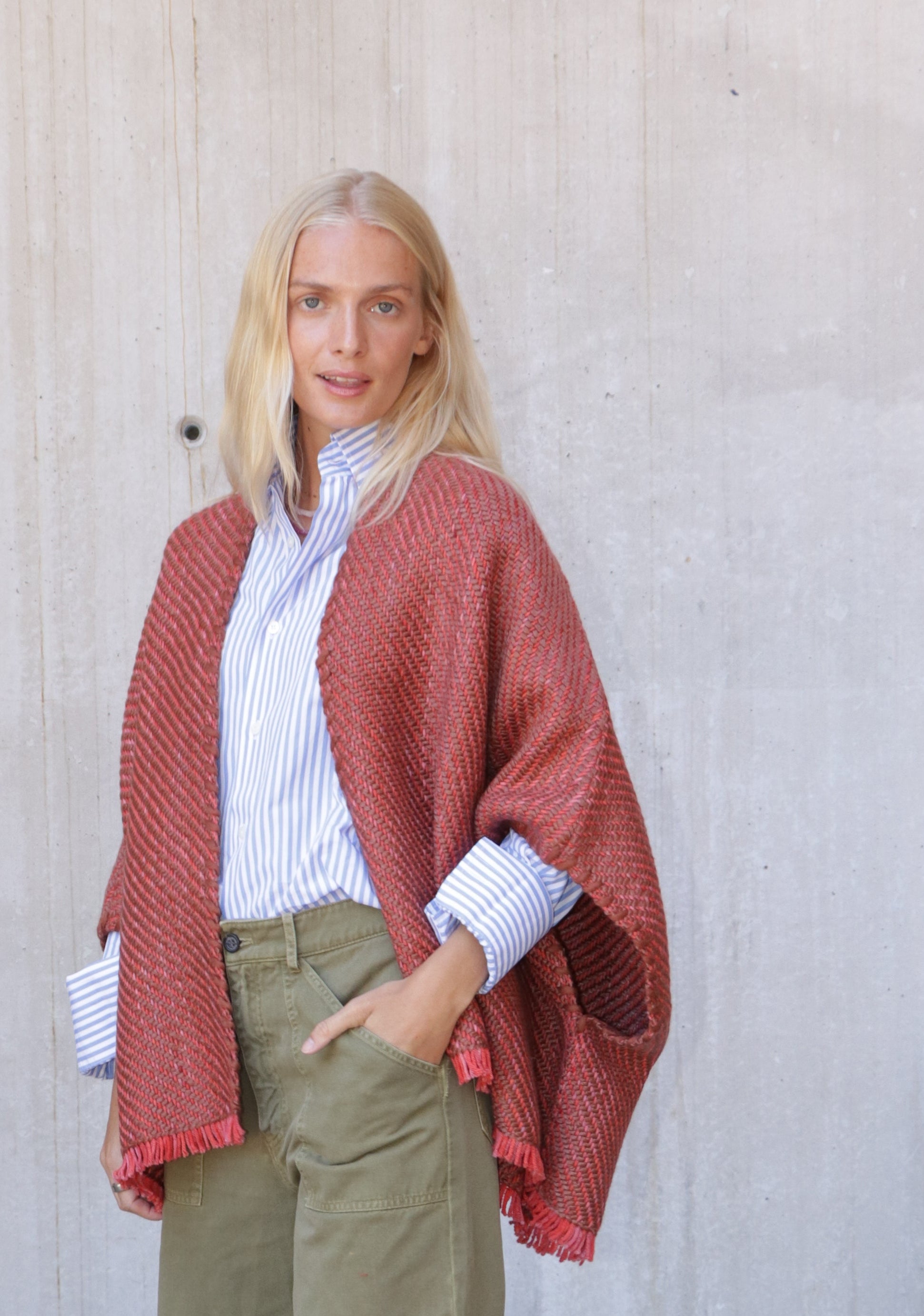 Lose Cardigan Bella - Ladrillo