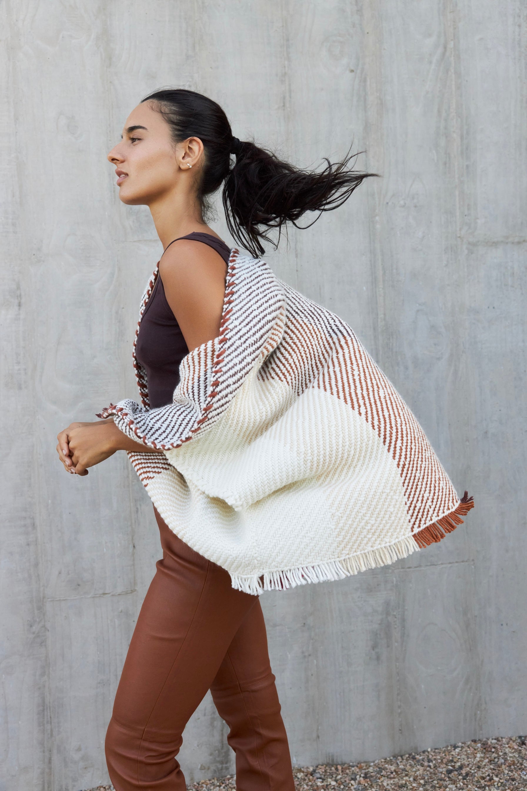 Lose Cardigan Bella, Sienna Blush