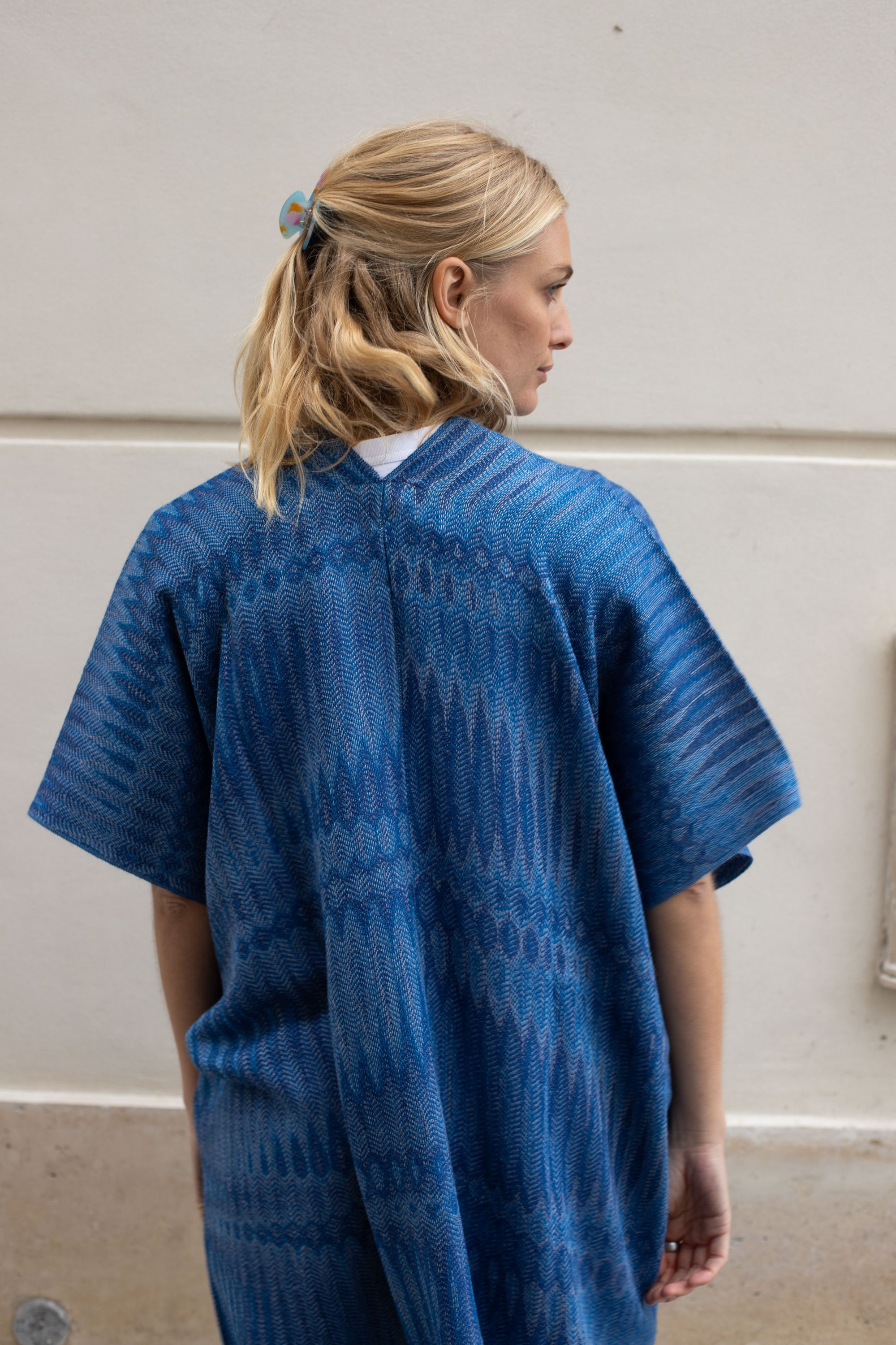 Fine Tunic Bia, Labyrinthe - Denim