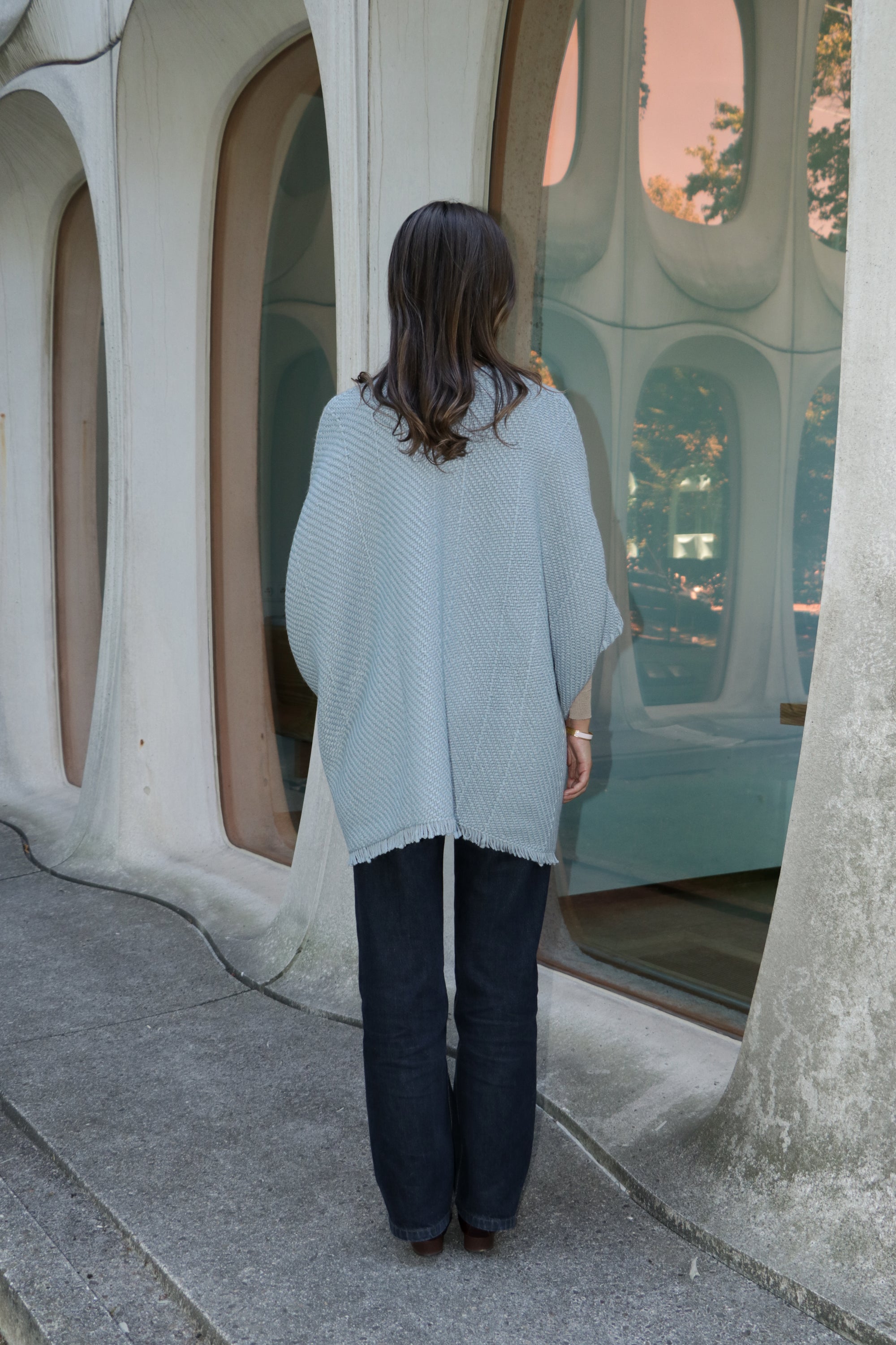 Lose Cardigan with Pockets Billy - Blue Chalk