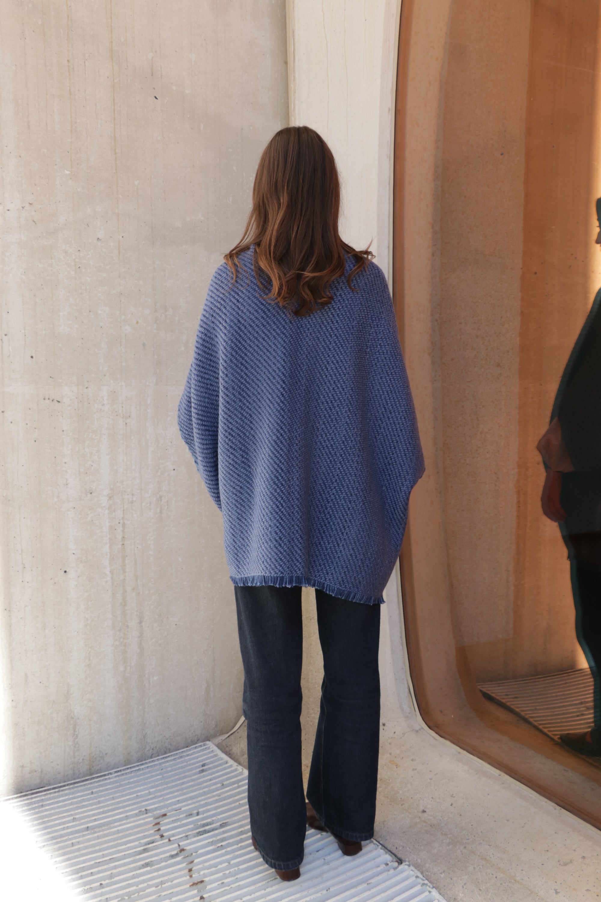 Lose Cardigan with Pockets Billy - Denim