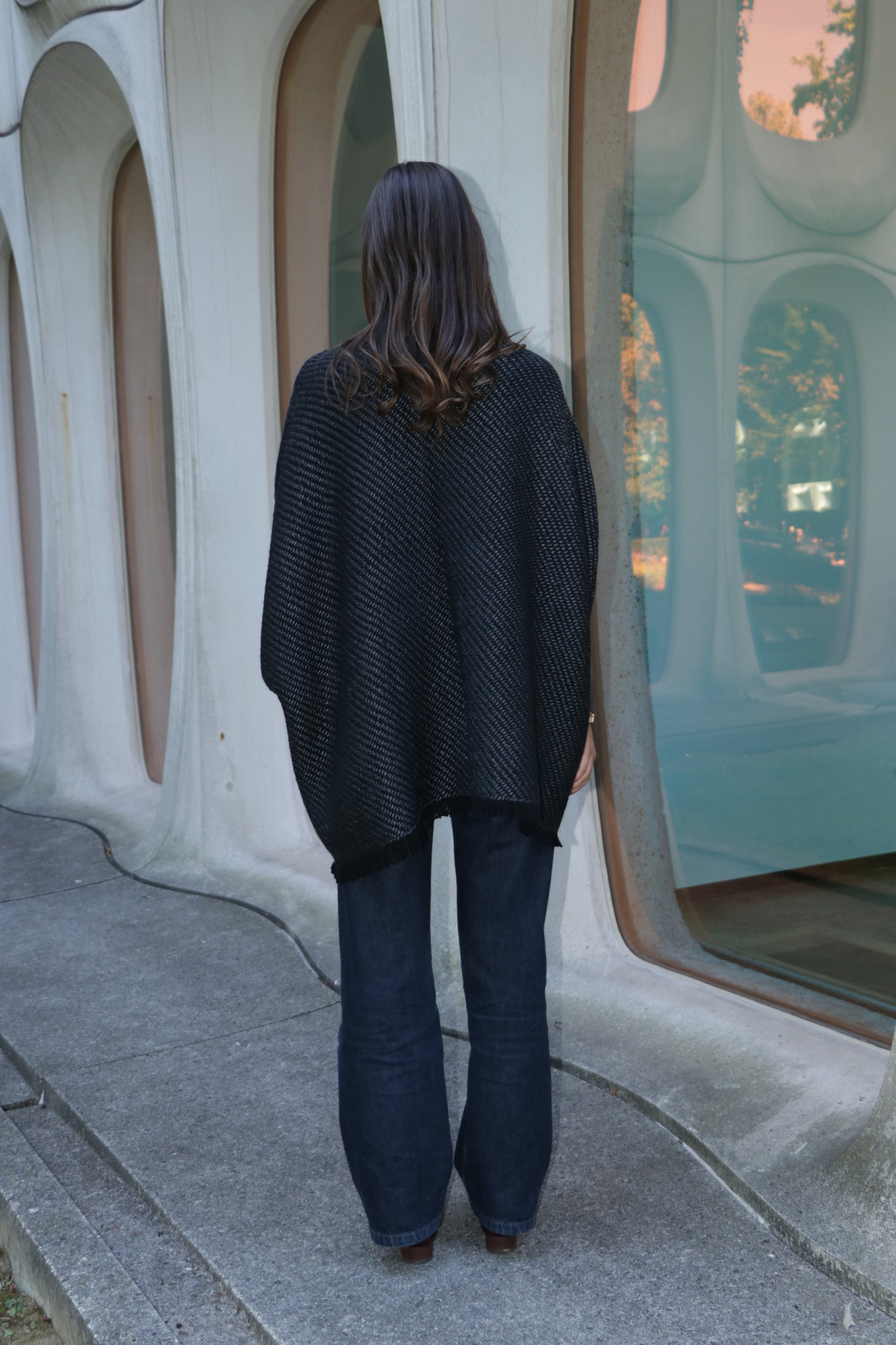 Lose Cardigan with Pockets Billy - Noir