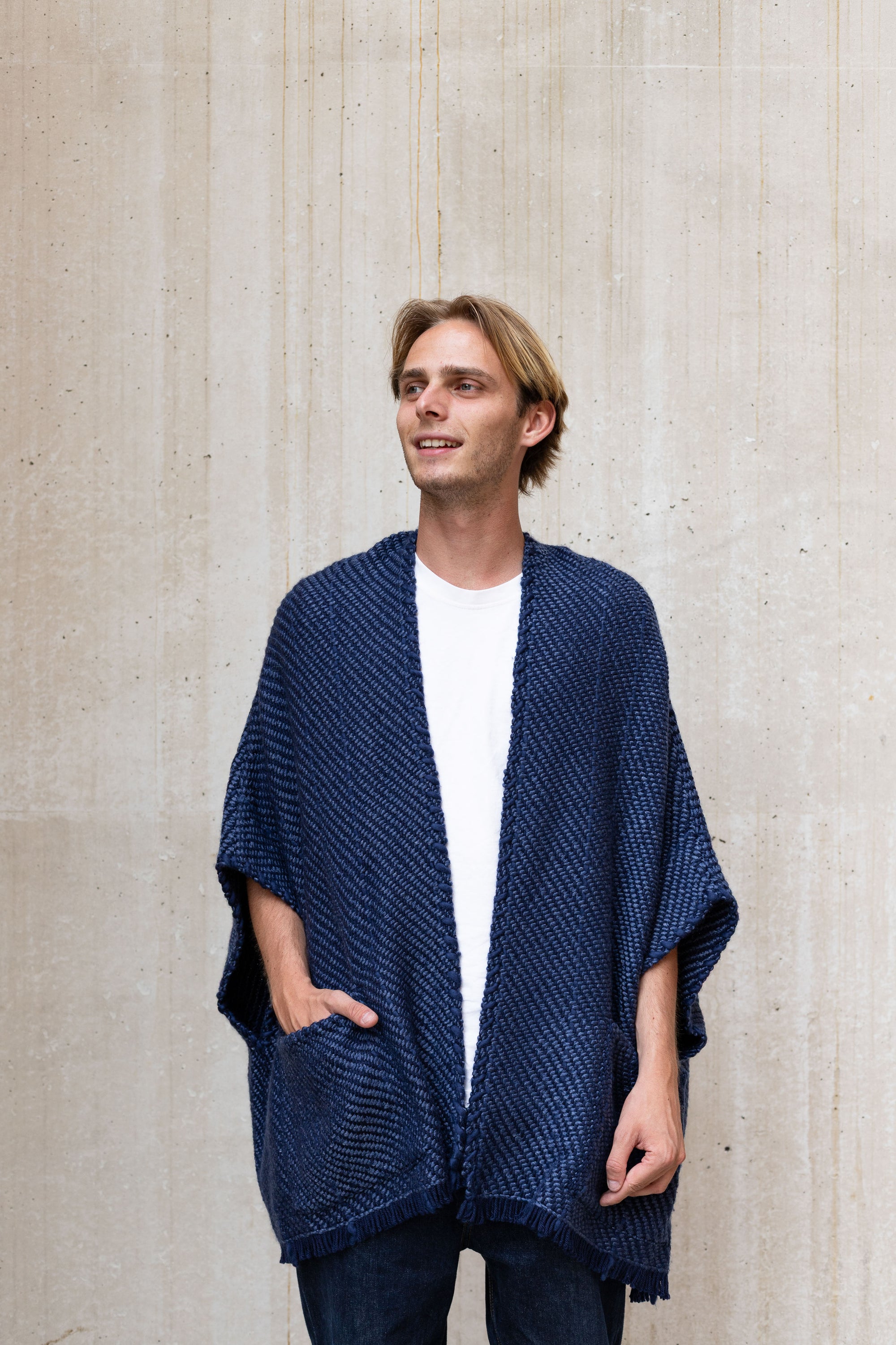 Jake Cape with Pockets, Navy