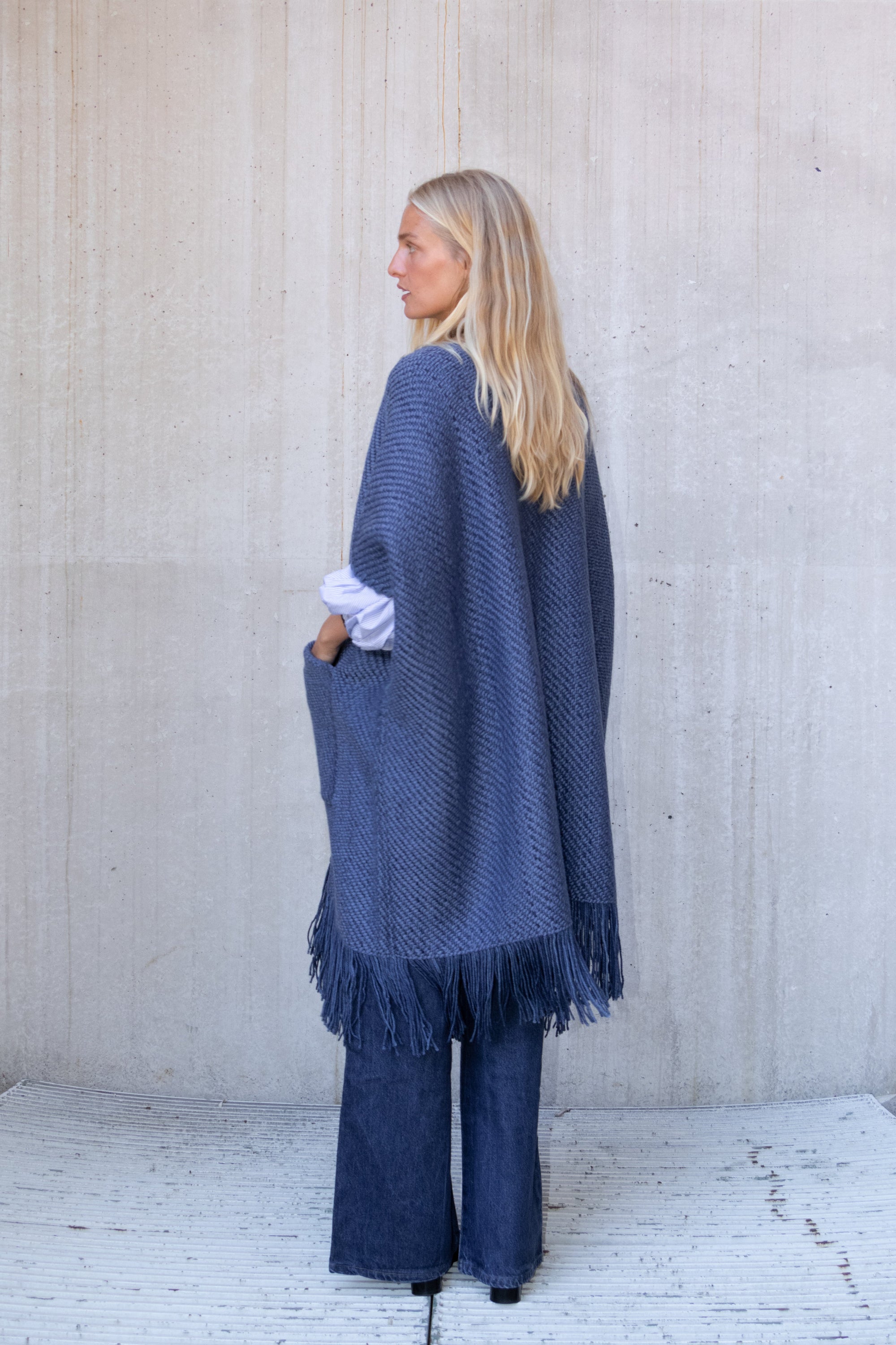 Long Cardigan Clelia - Denim