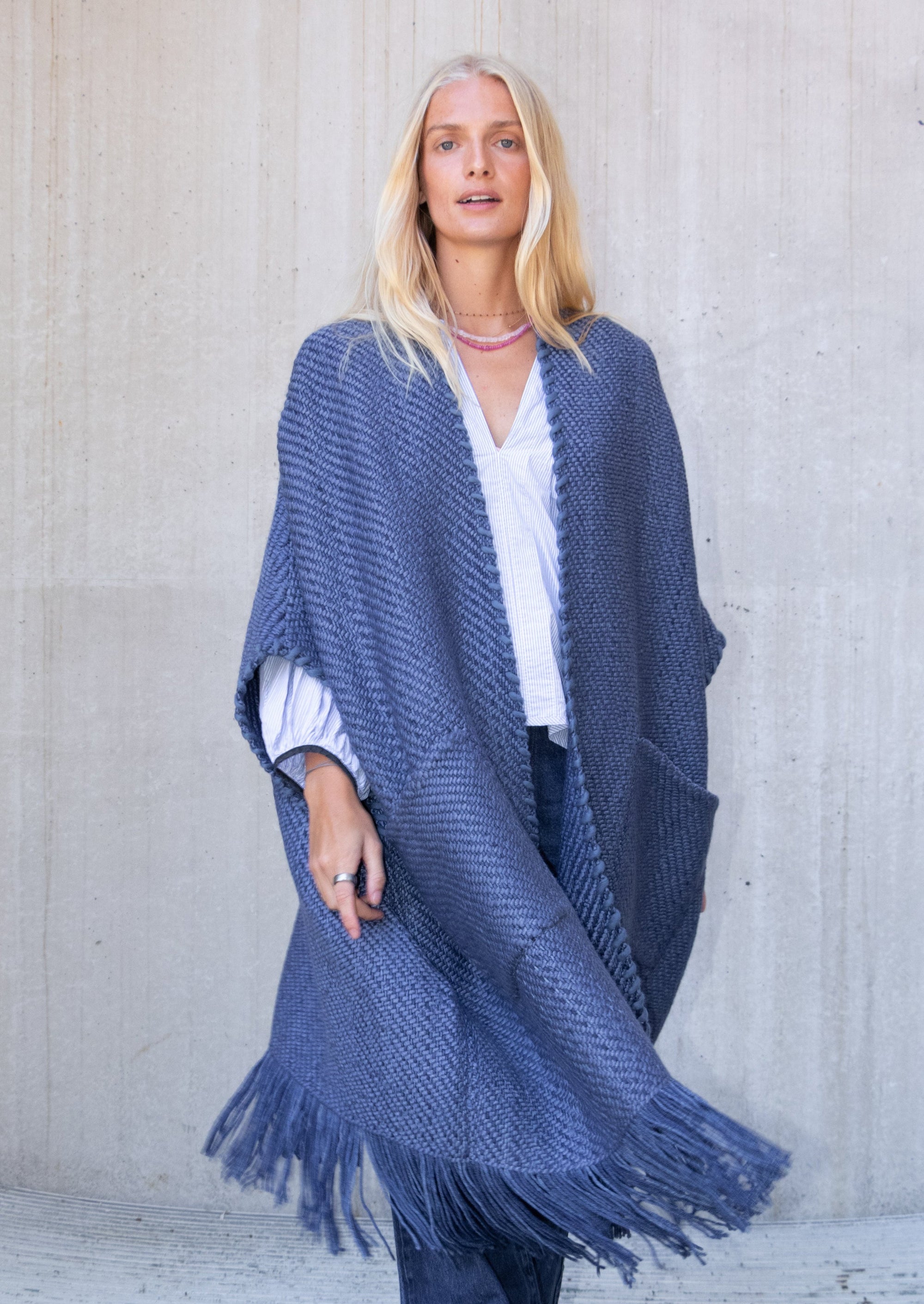 Long Cardigan Clelia - Denim