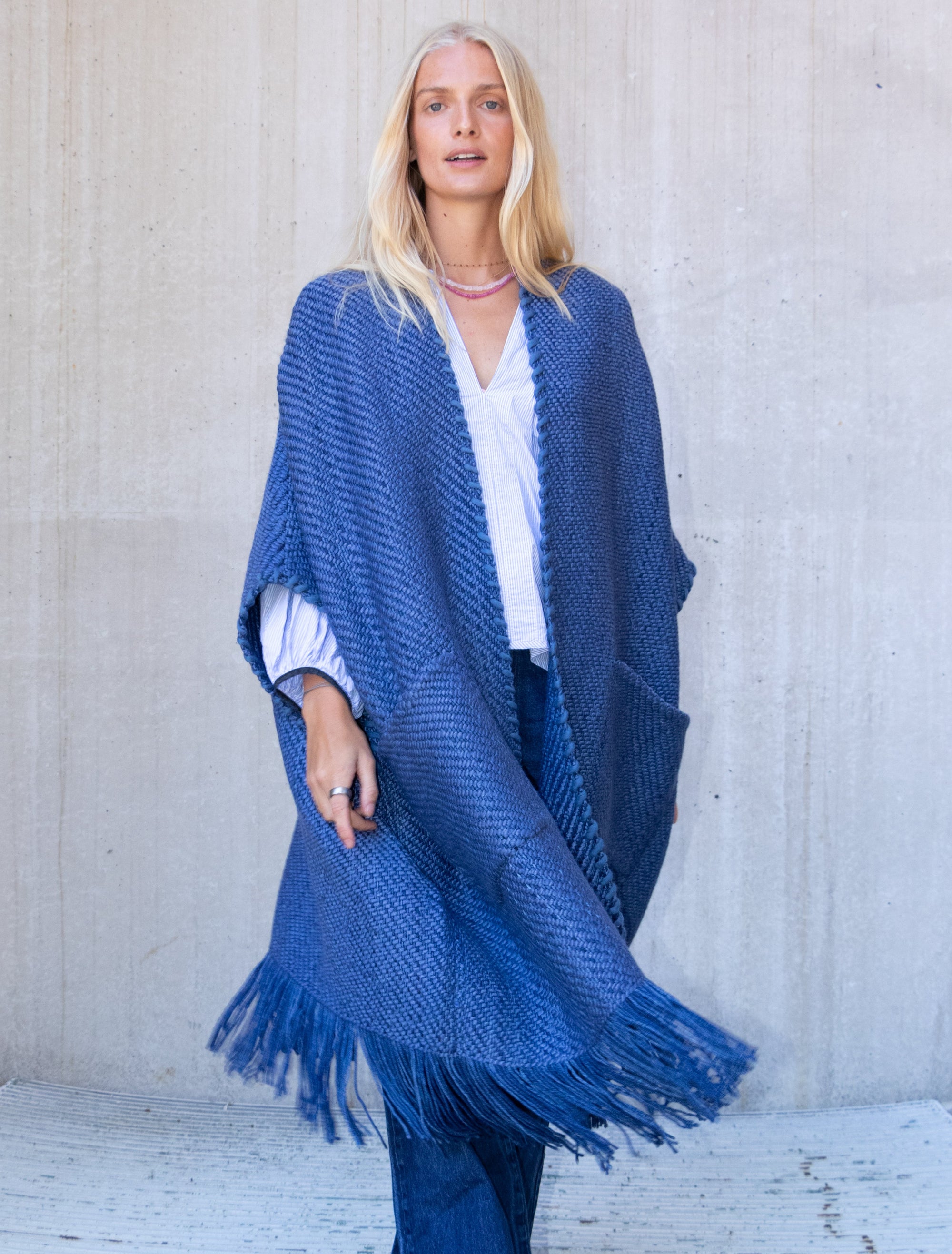 Long Cardigan Clelia - Denim