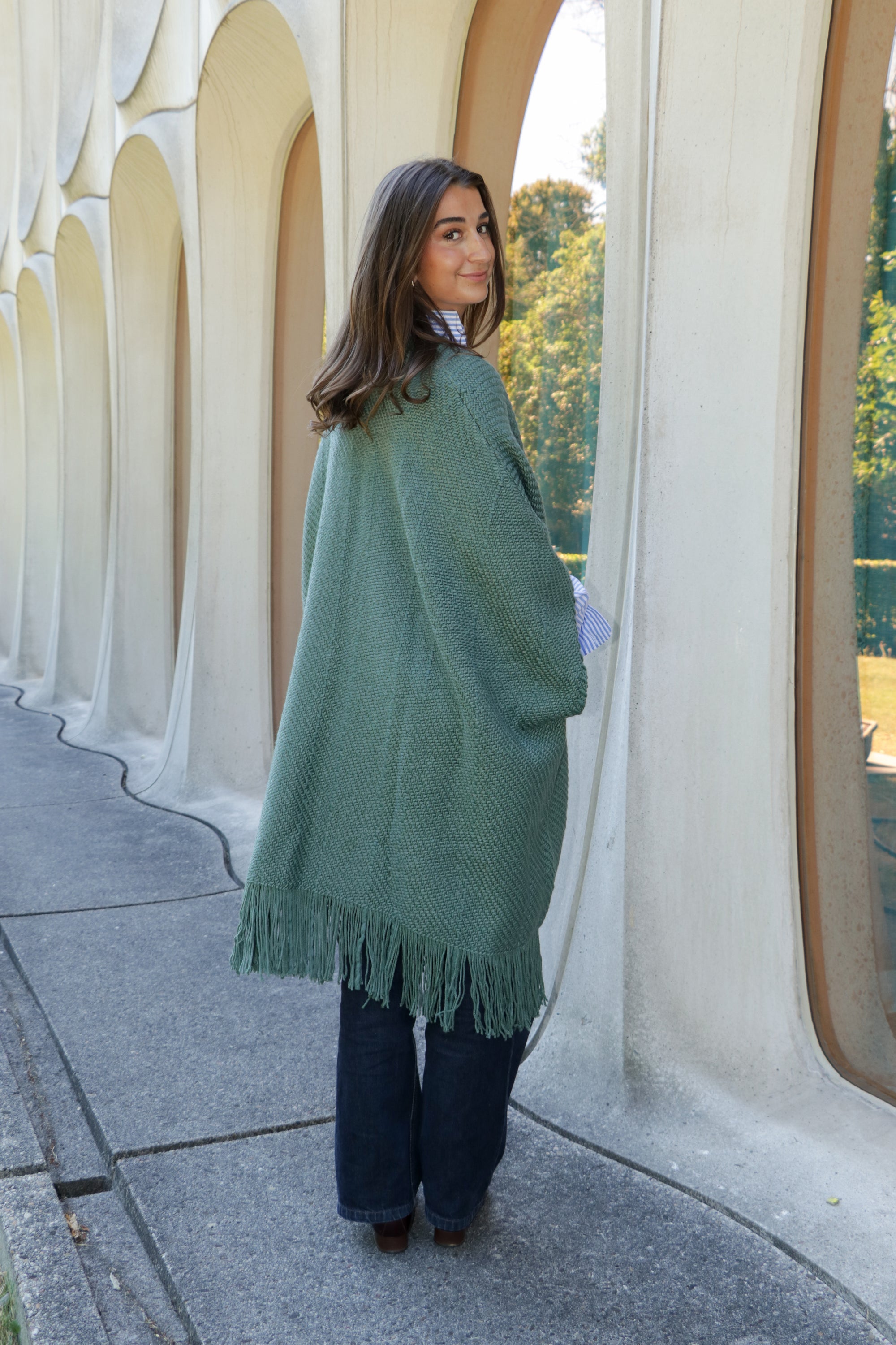 Long Cardigan Clelia - Vine