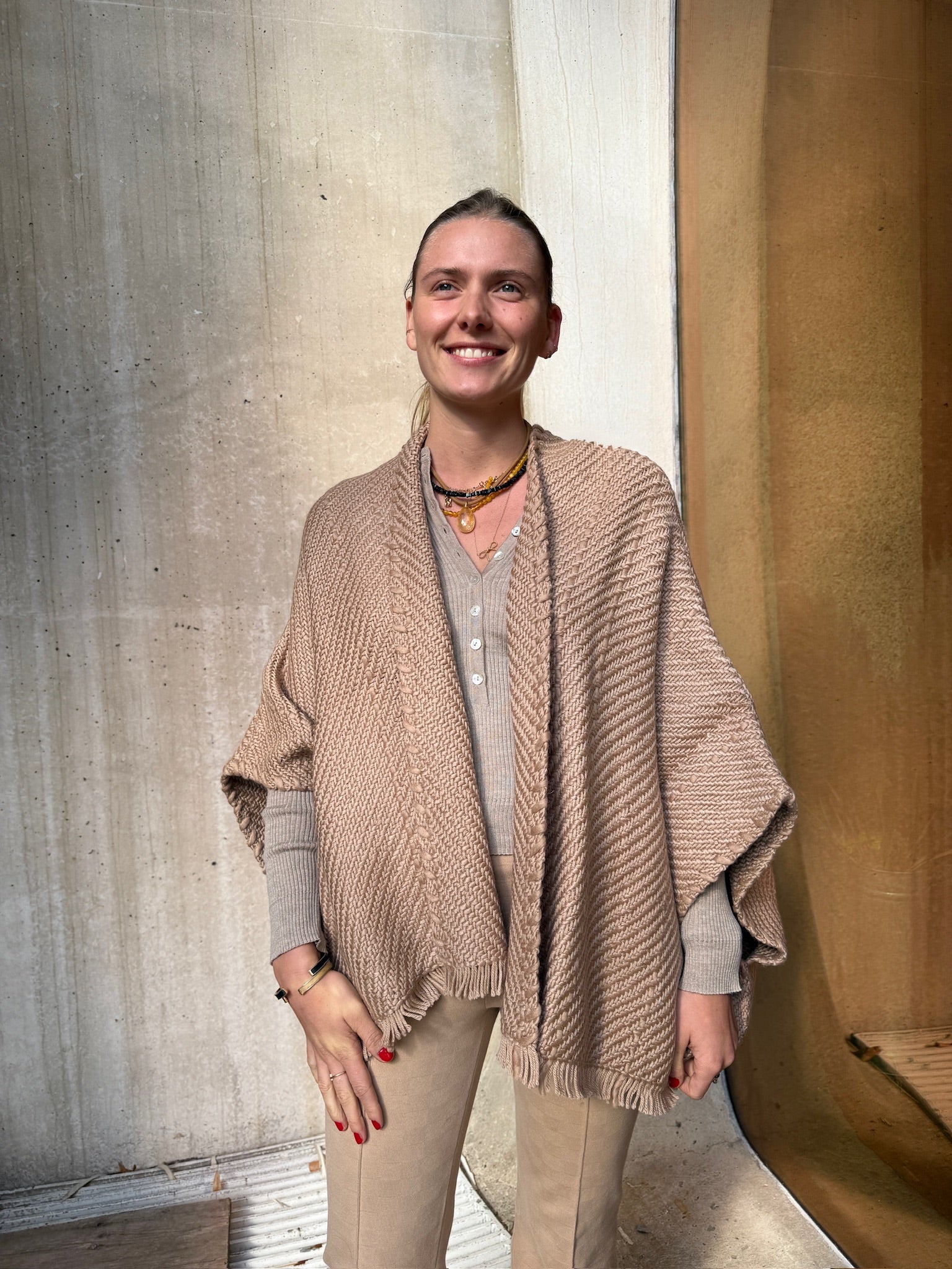 Lose Cardigan Bella, Mocha Dust