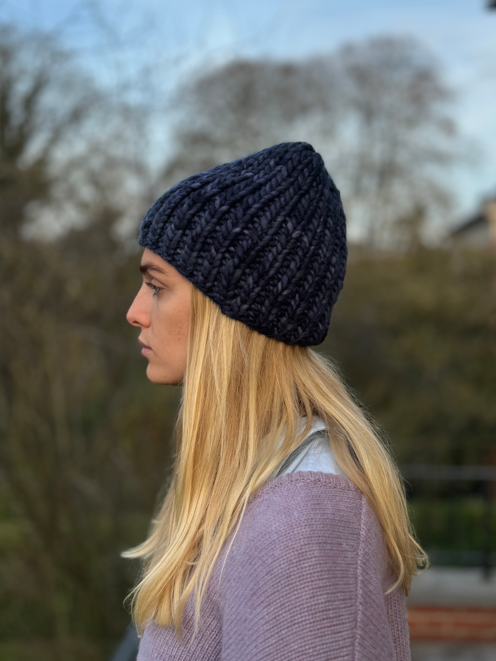 Bonnet Amelia Navy