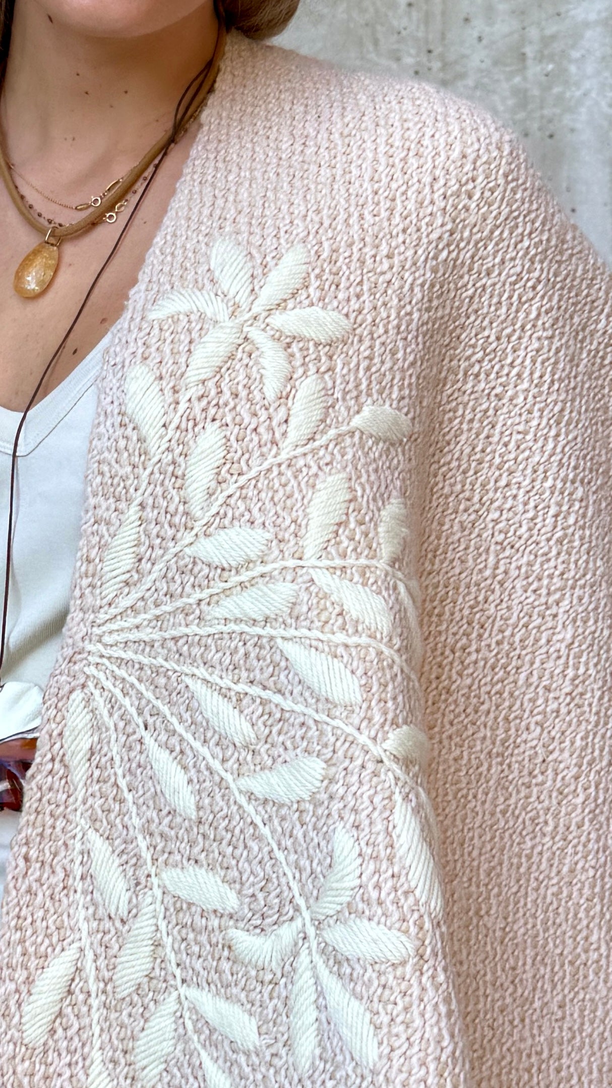 Kaftan Aline, Agapantos, Golden Wheat