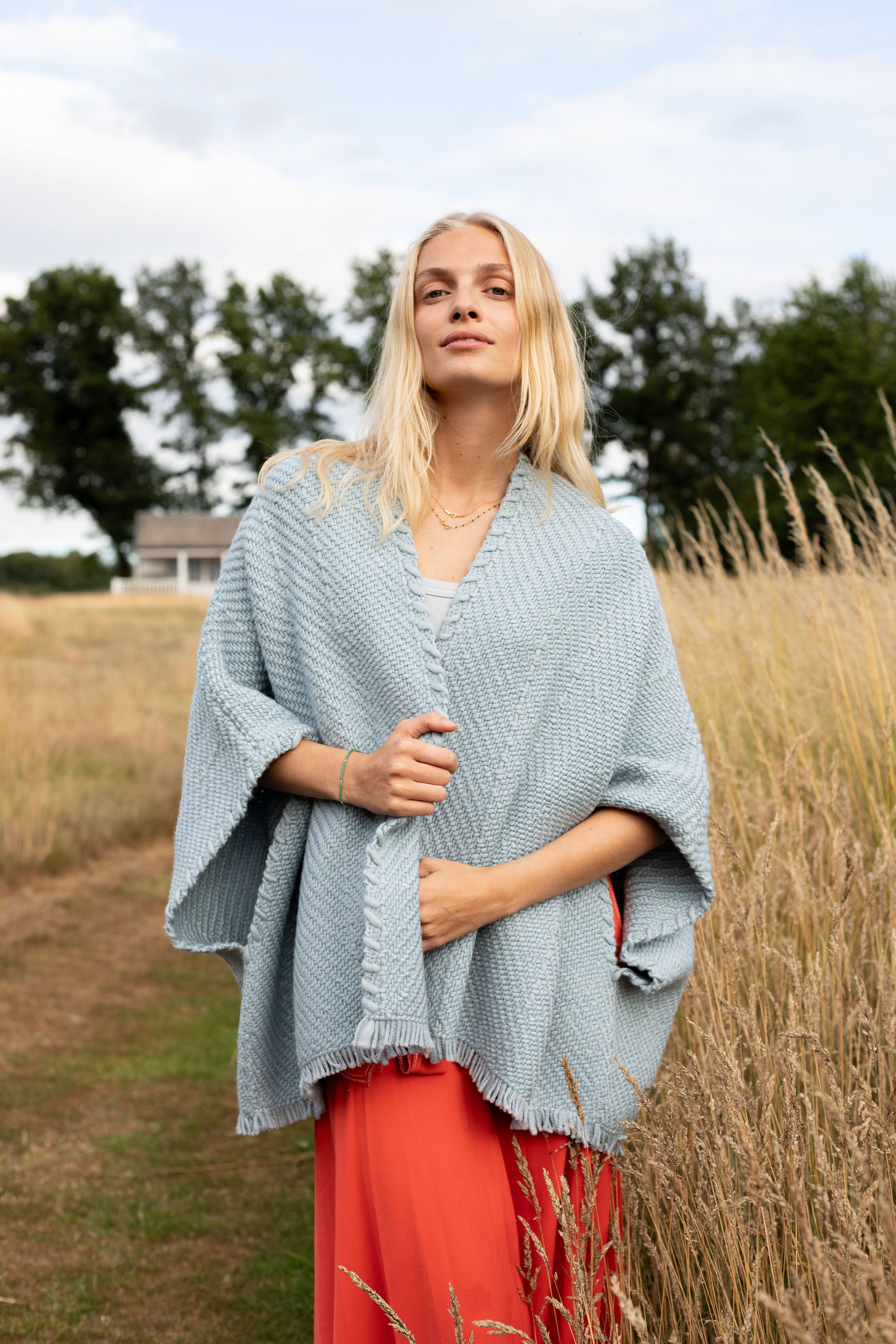 Lose Cardigan Bella, Chalk Blue