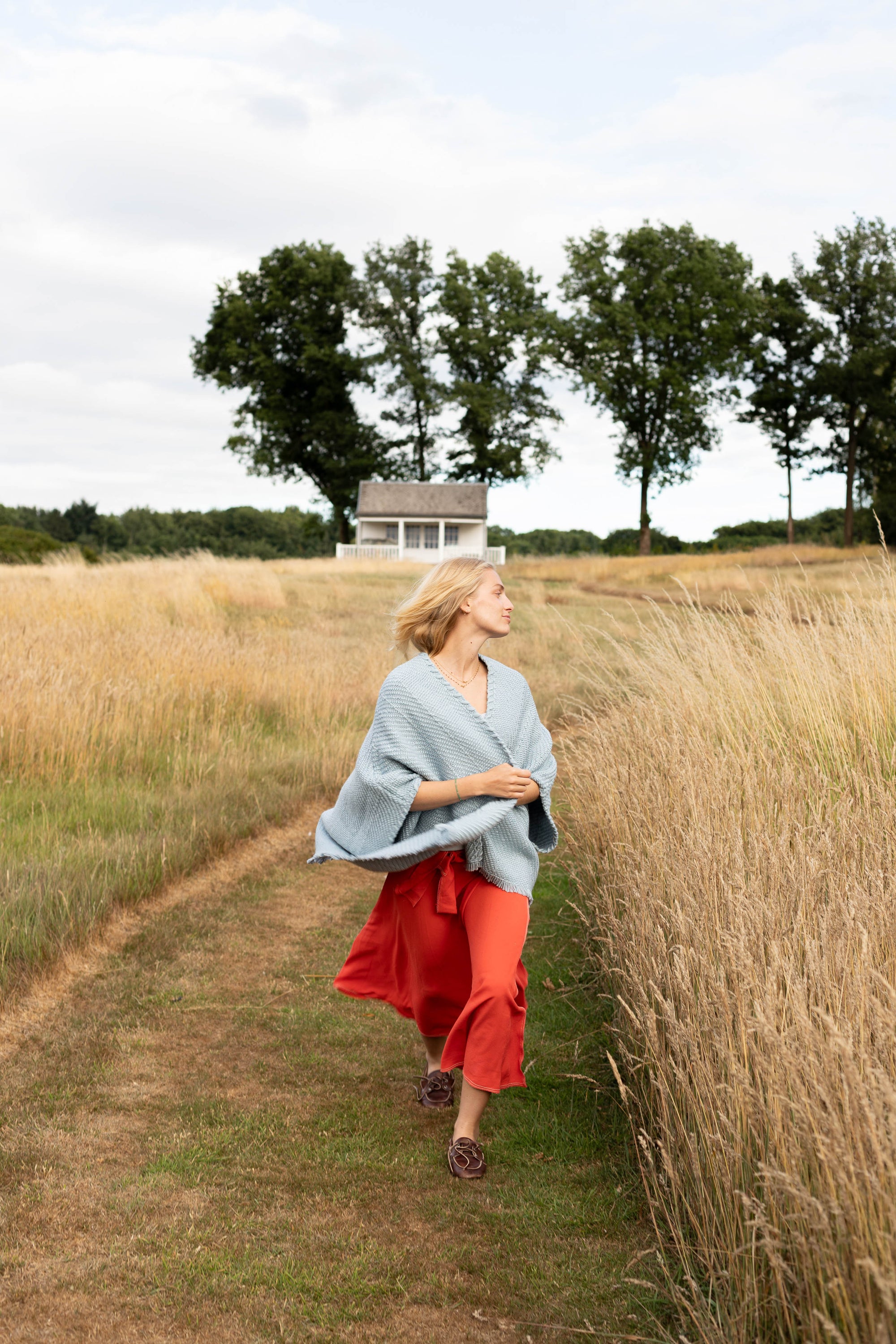 Lose Cardigan Bella, Chalk Blue