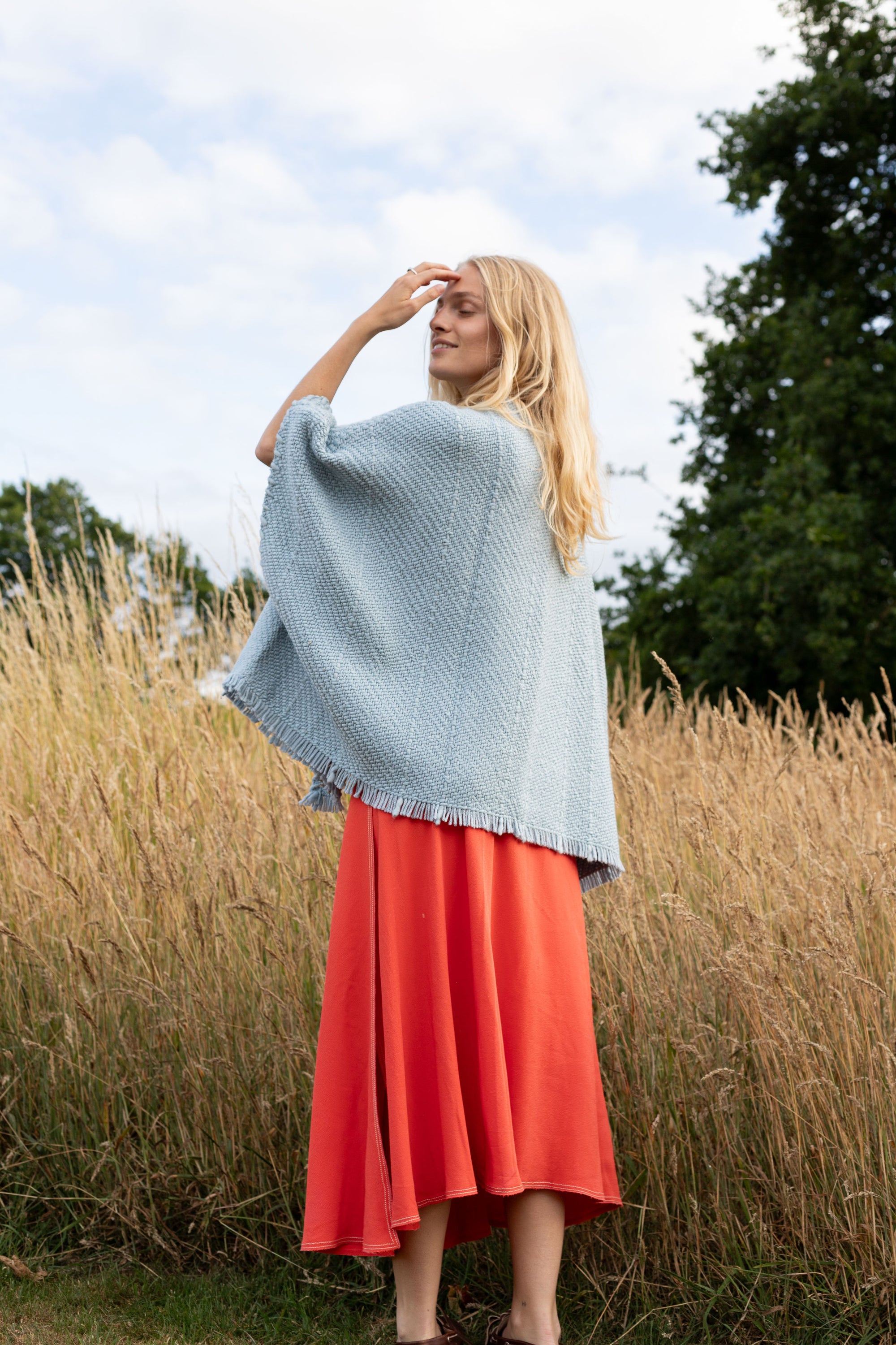 Lose Cardigan Bella, Chalk Blue