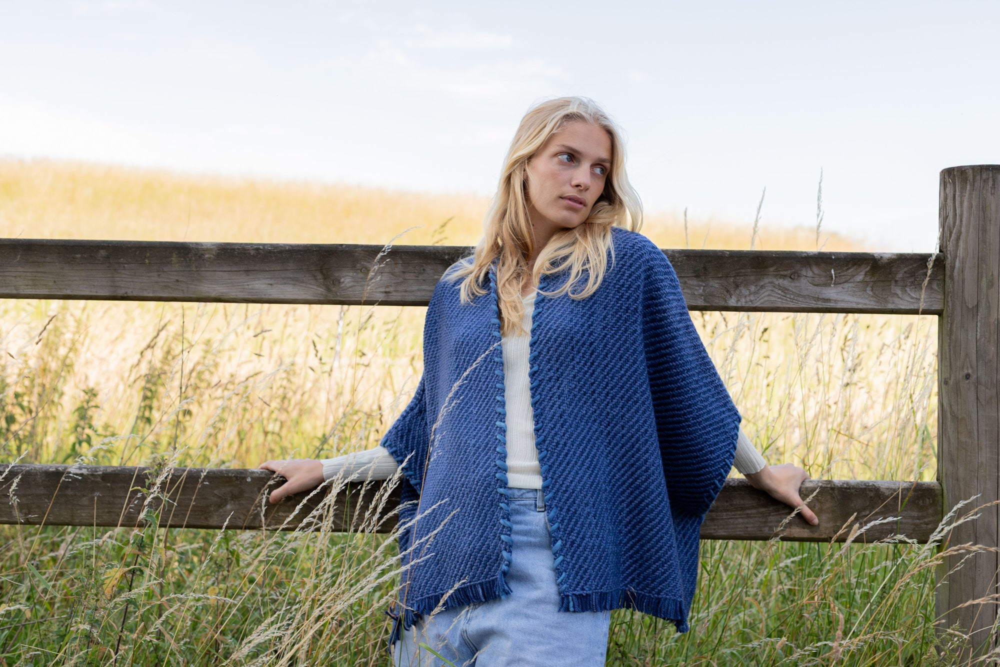 Lose Cardigan Bella, Denim