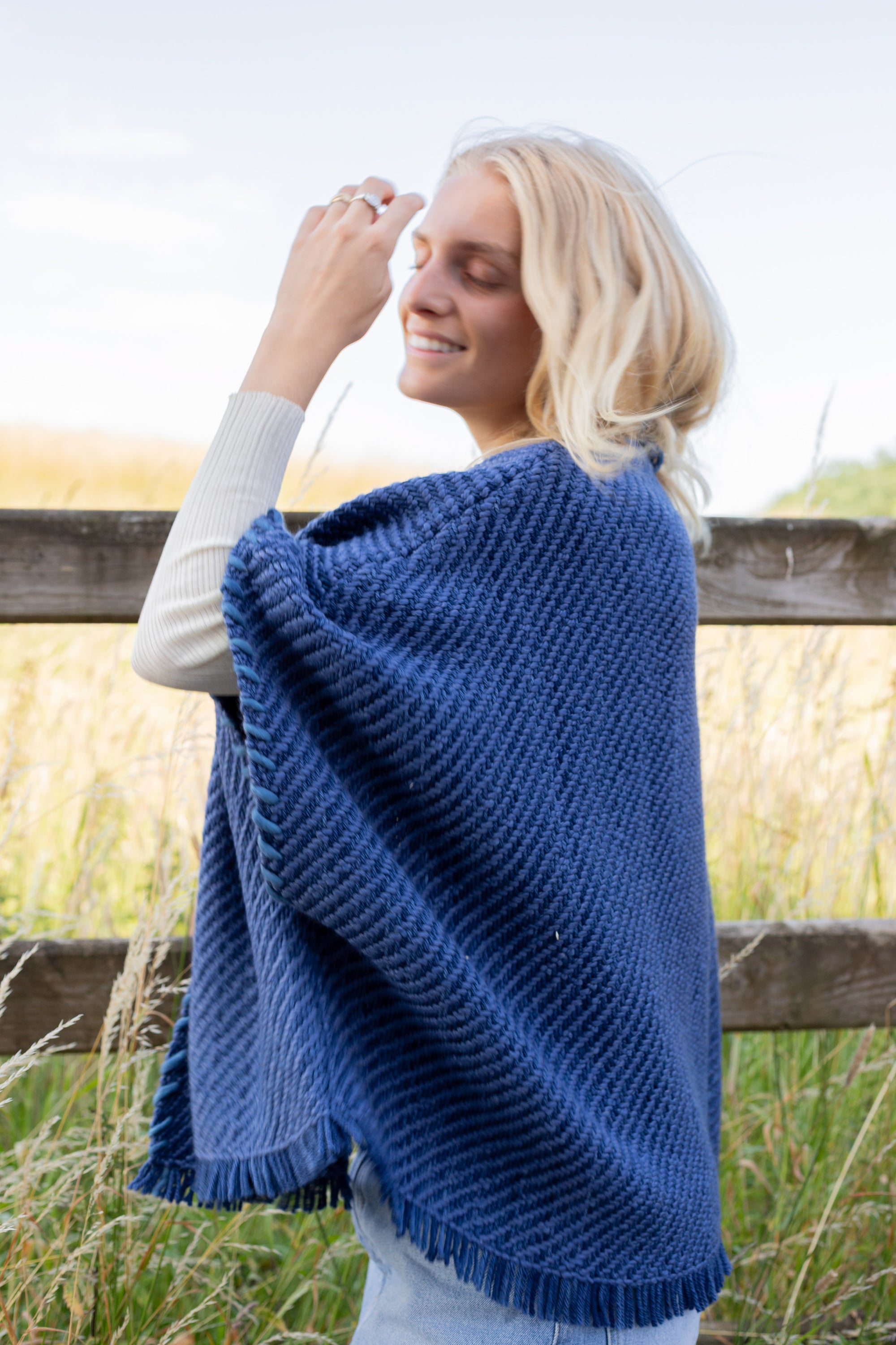 Lose Cardigan Bella, Denim