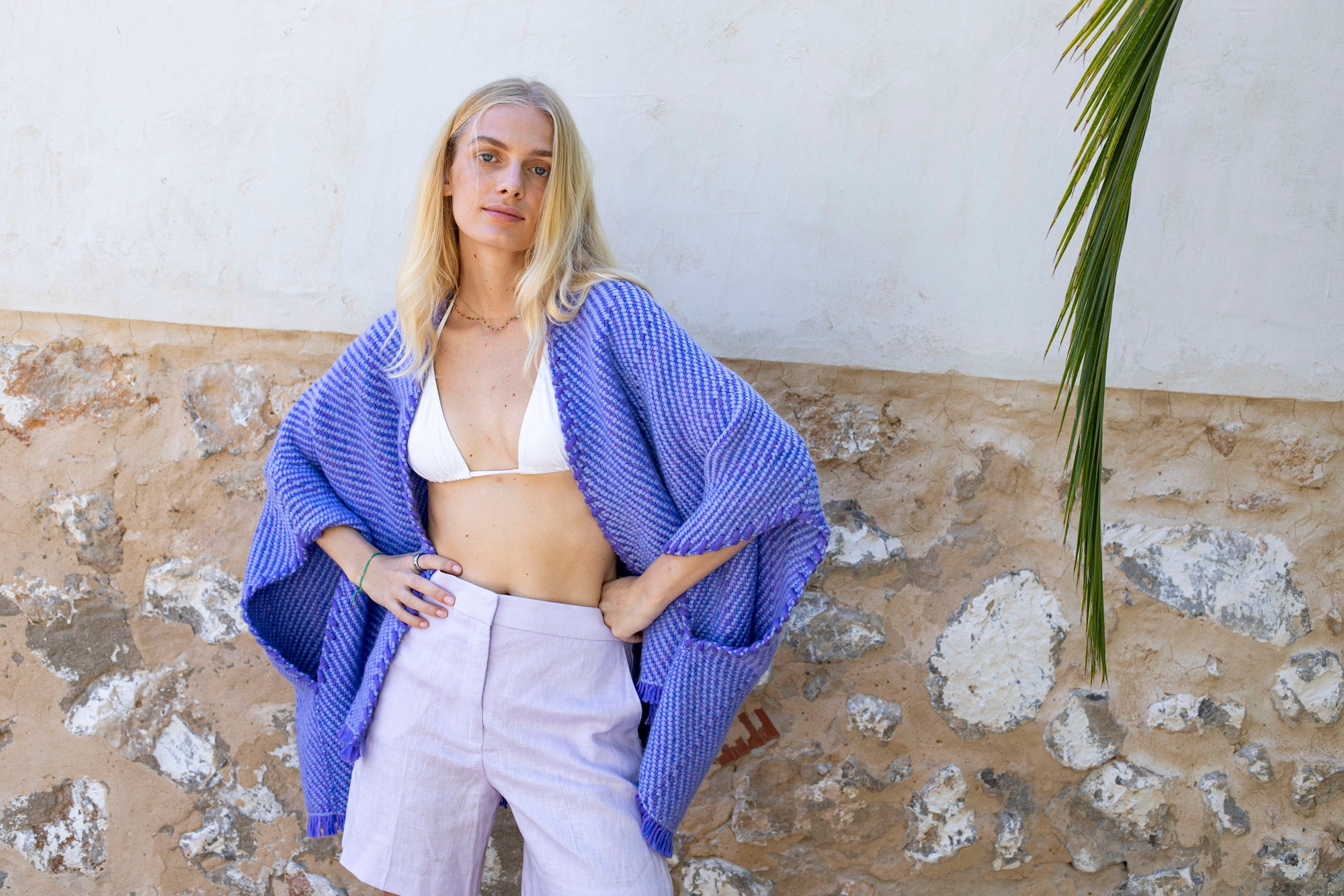 Lose Cardigan Bella - Jacaranda