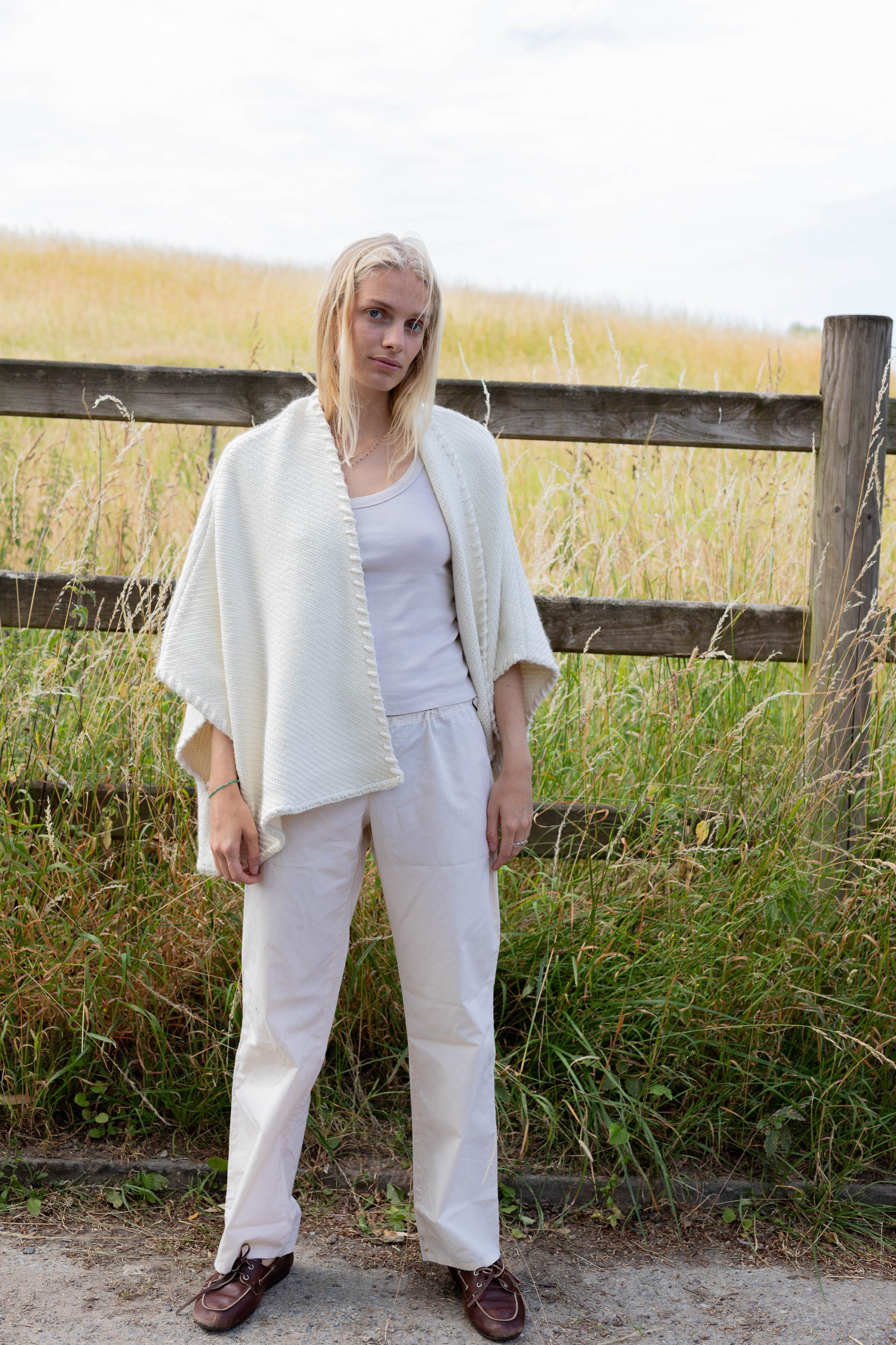 Lose Cardigan Luna, Ivoire