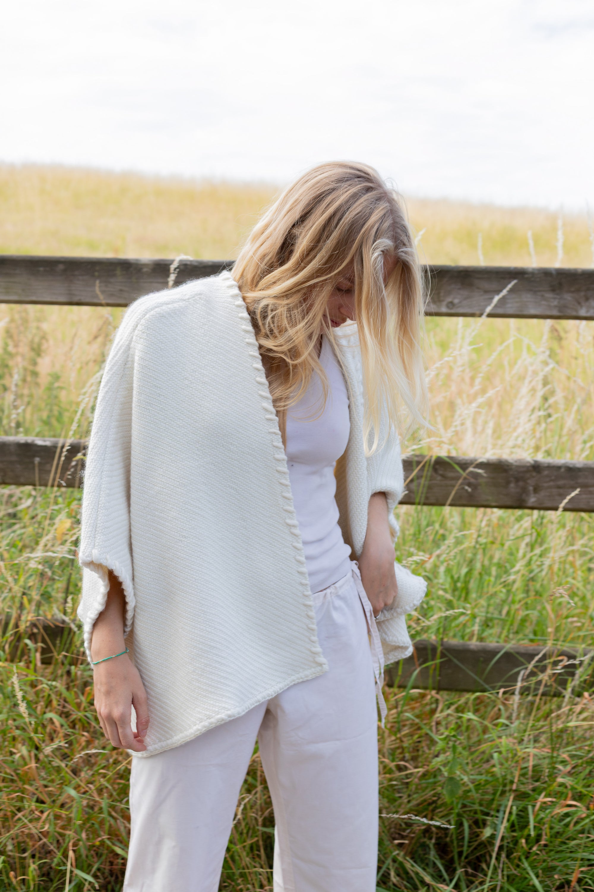 Lose Cardigan Luna, Ivoire