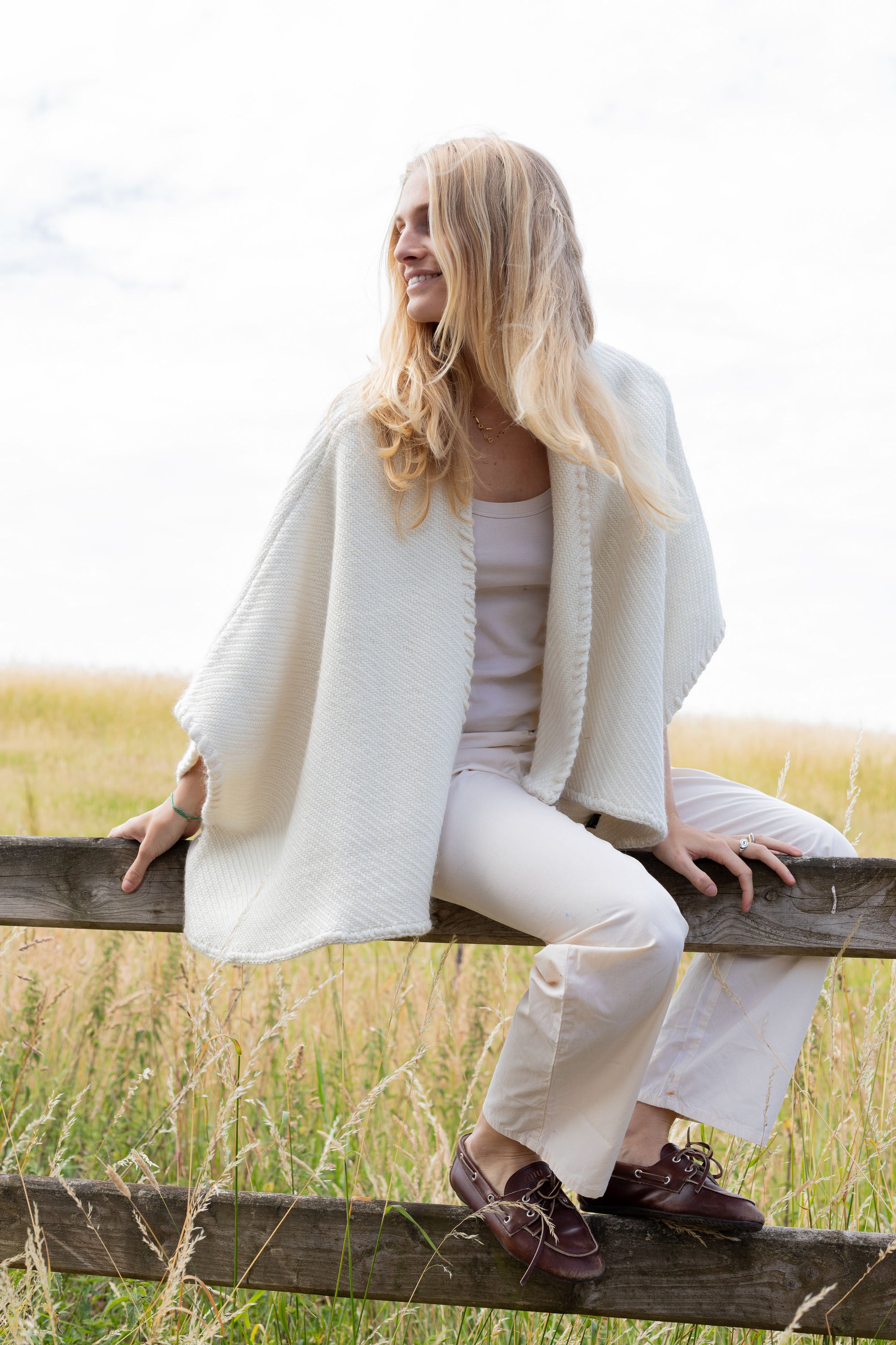 Lose Cardigan Luna, Ivoire