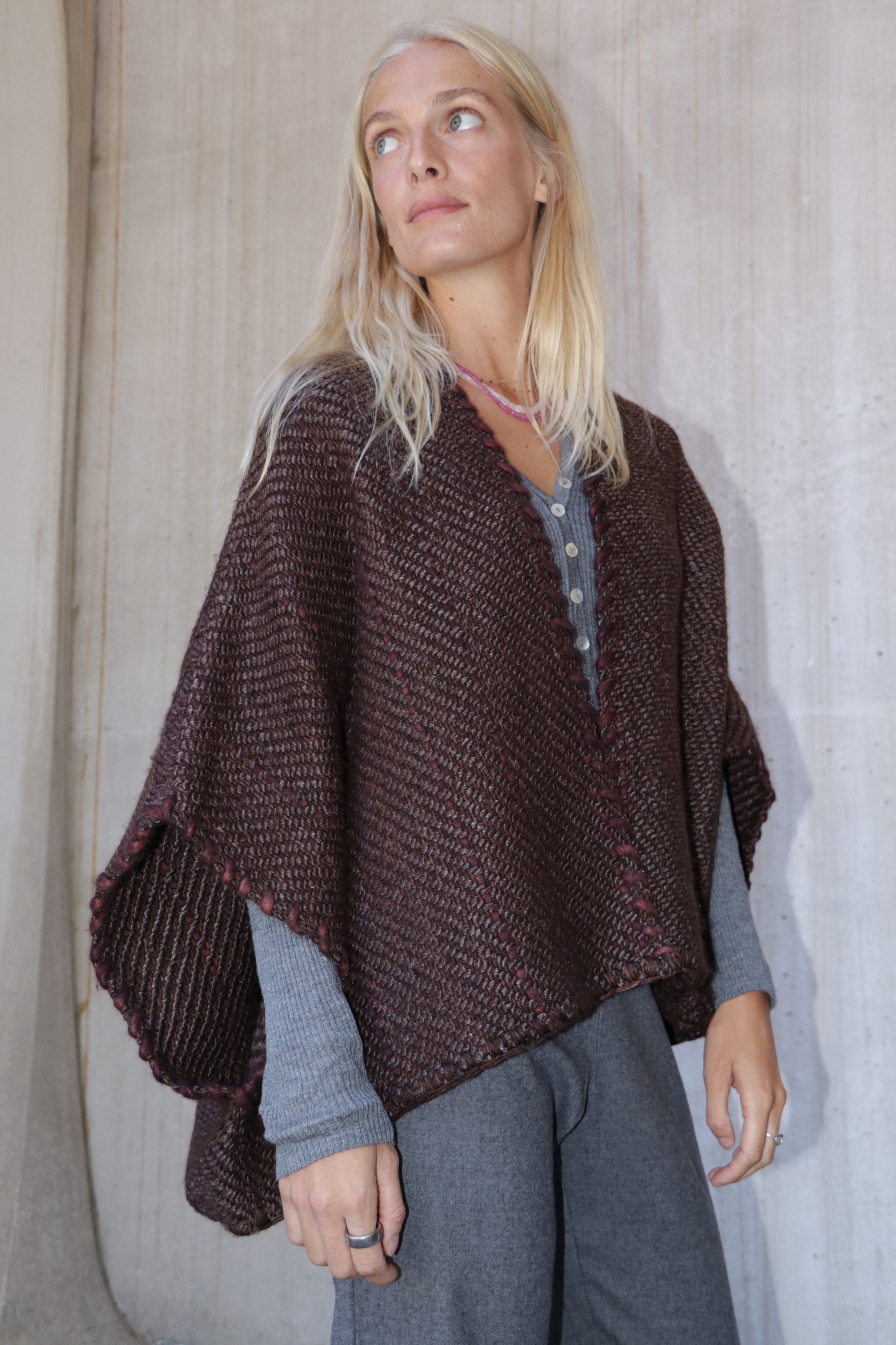 Lose Cardigan Luna - Ganache