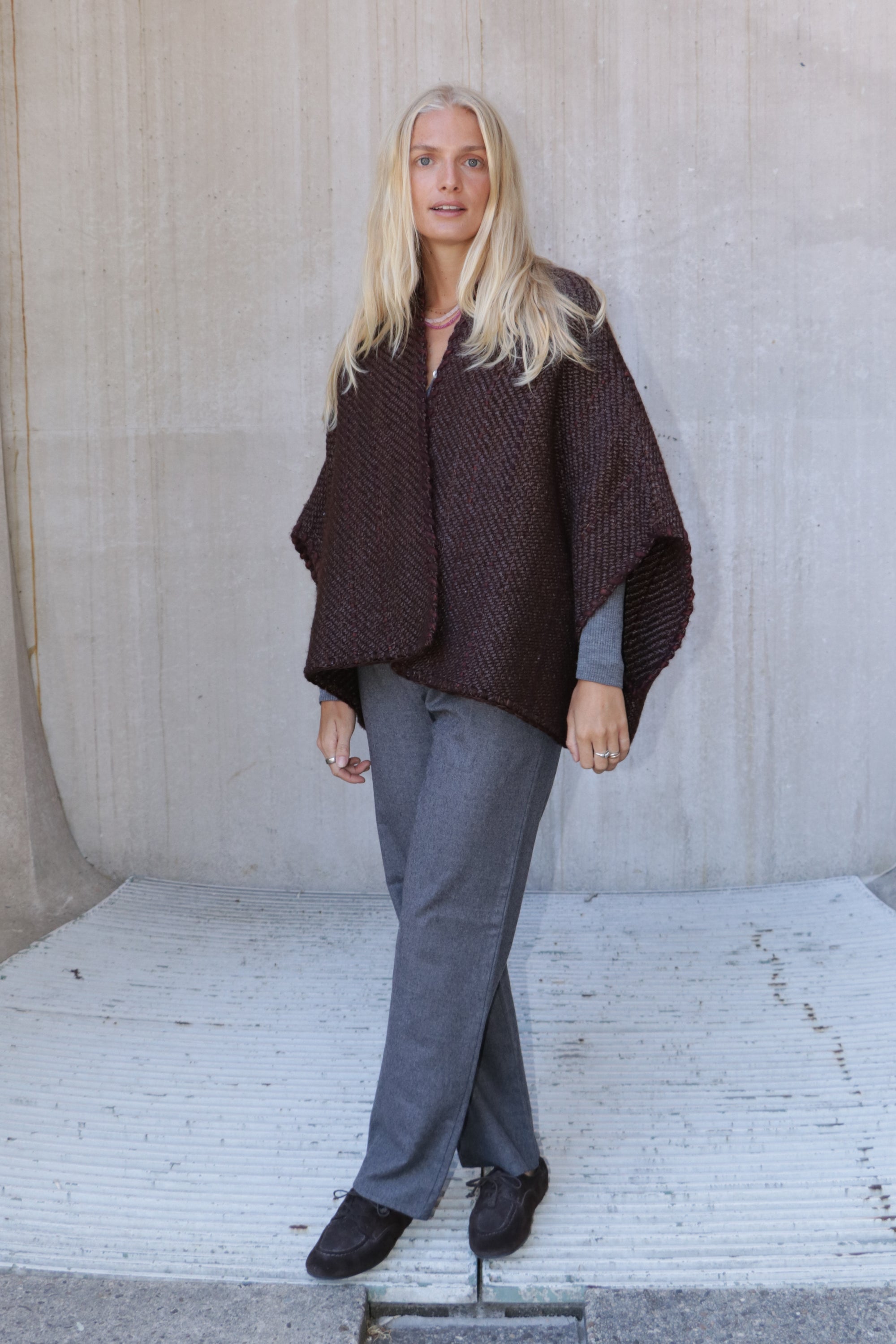 Lose Cardigan Luna - Ganache