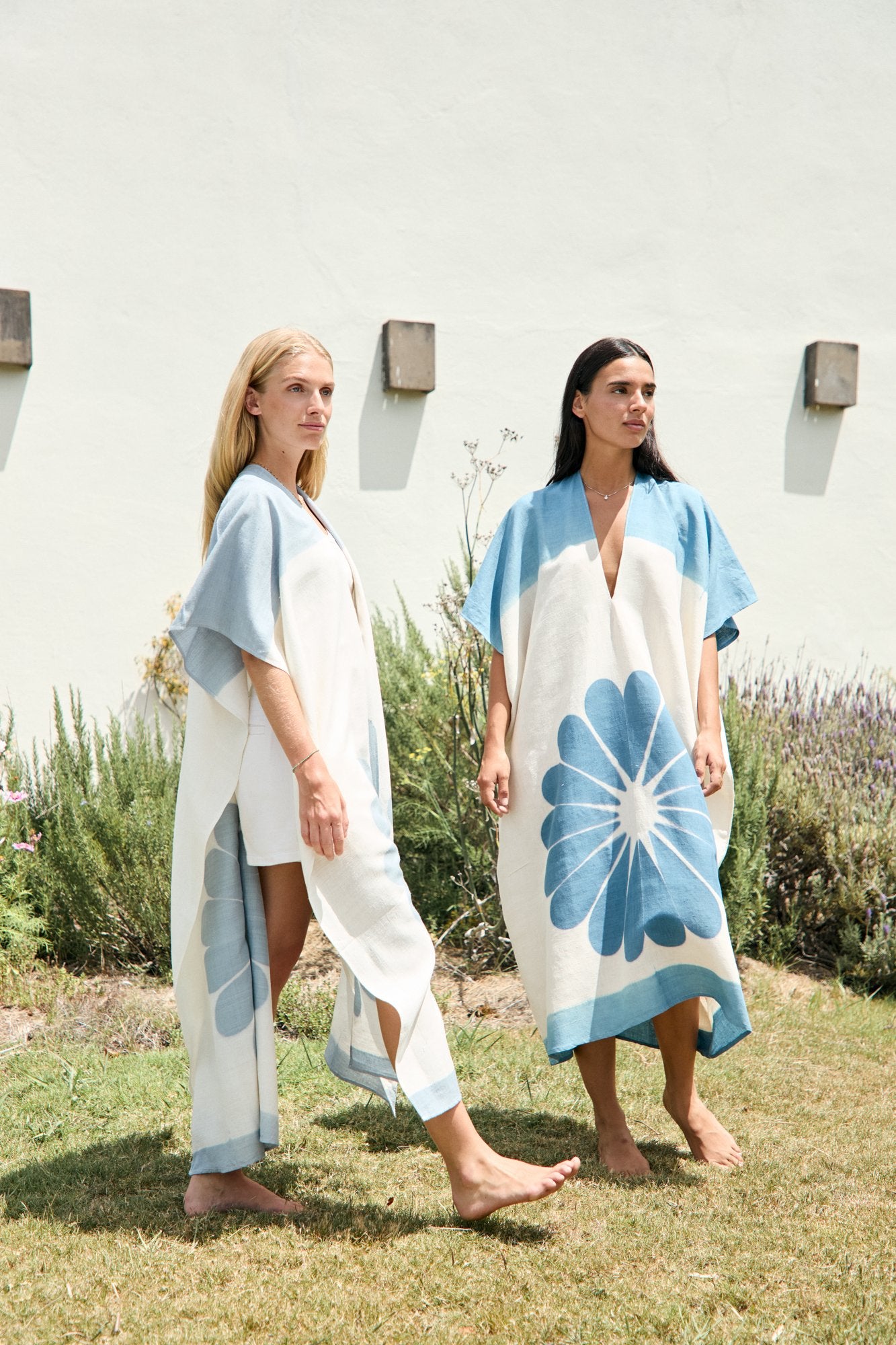 Dress Diana - Flower - Denim