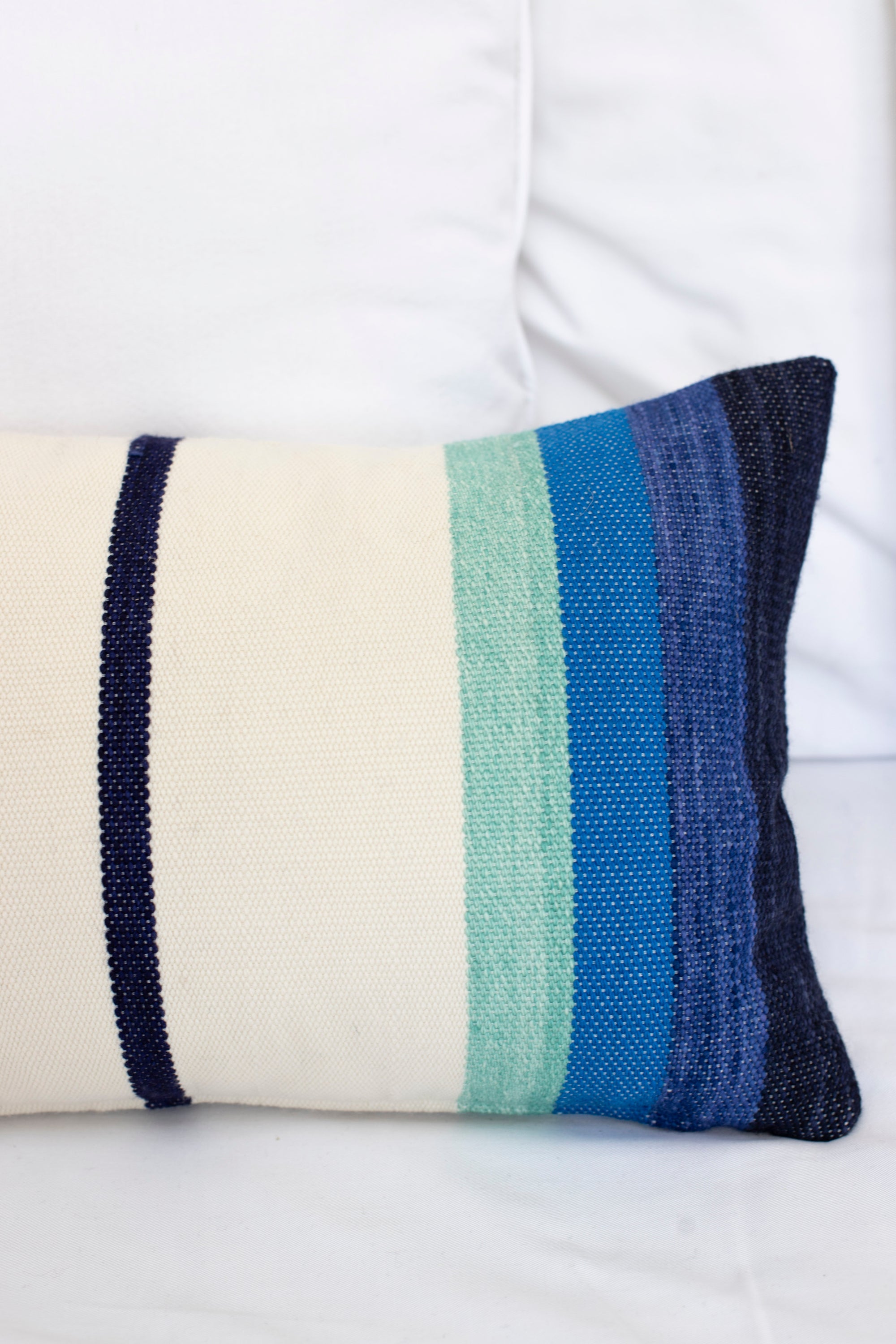 Pillow, Stripes, Blues