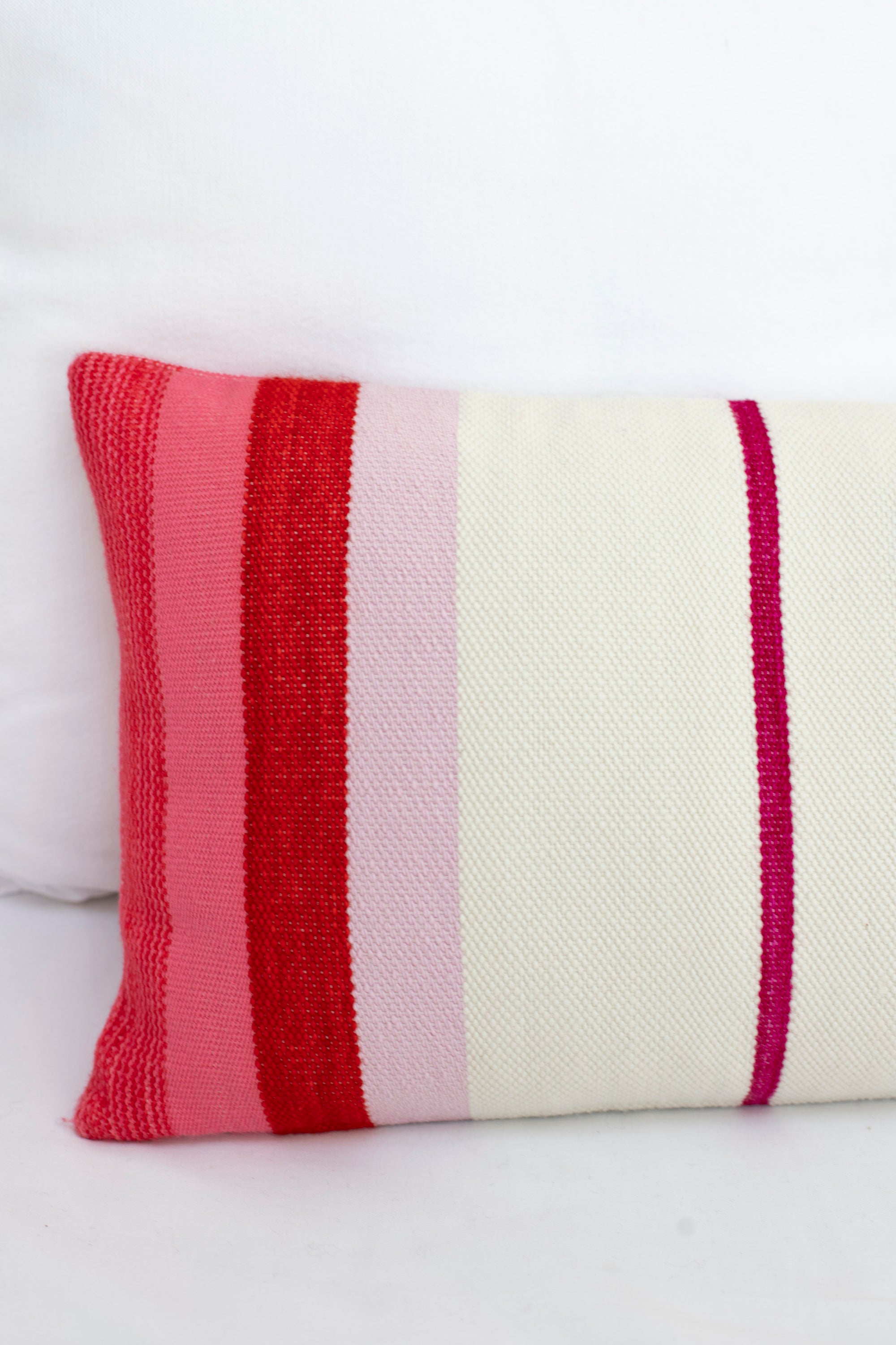 Pillow, Stripes, Pinks