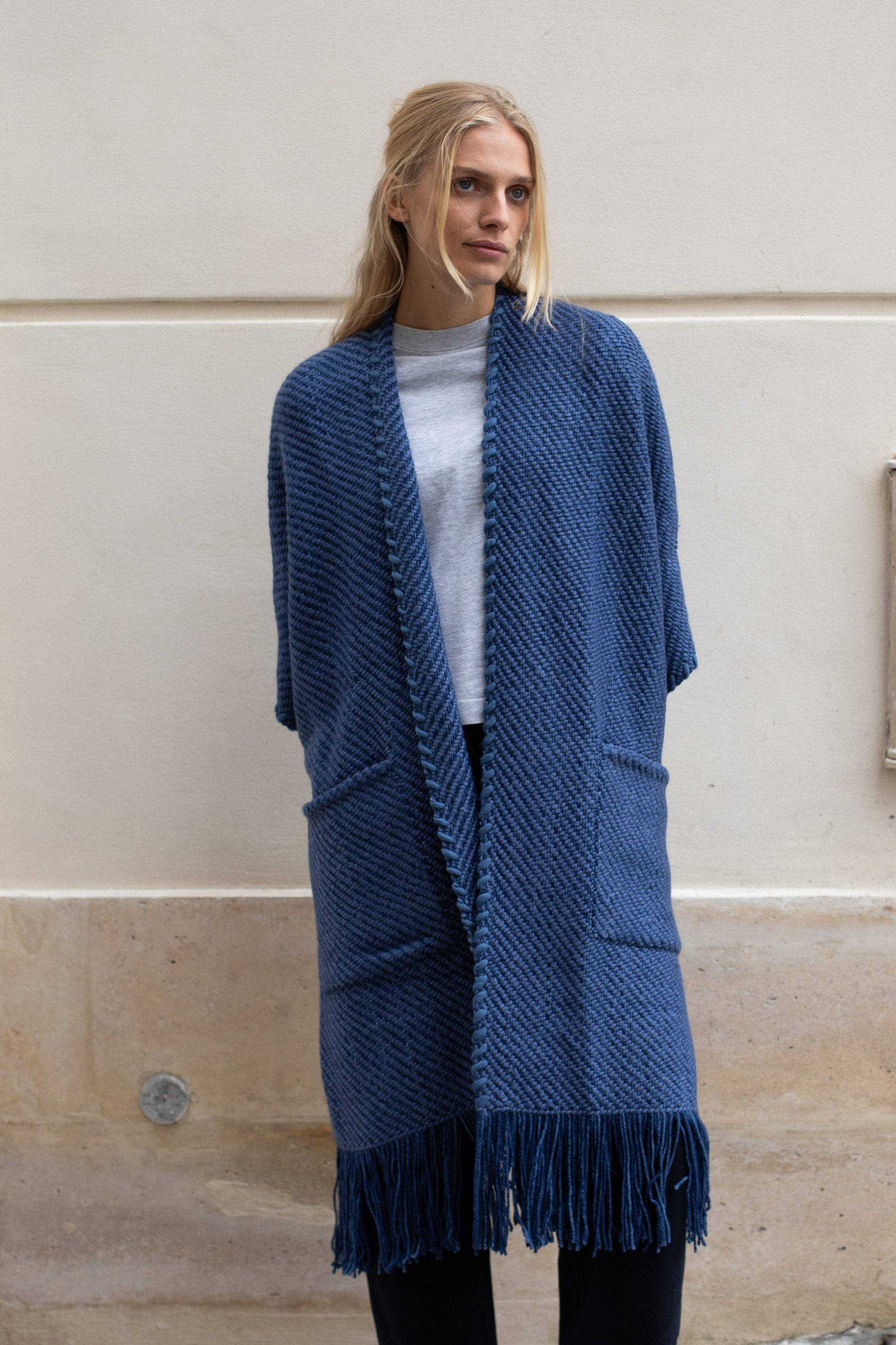 Long Cardigan Clelia, Denim
