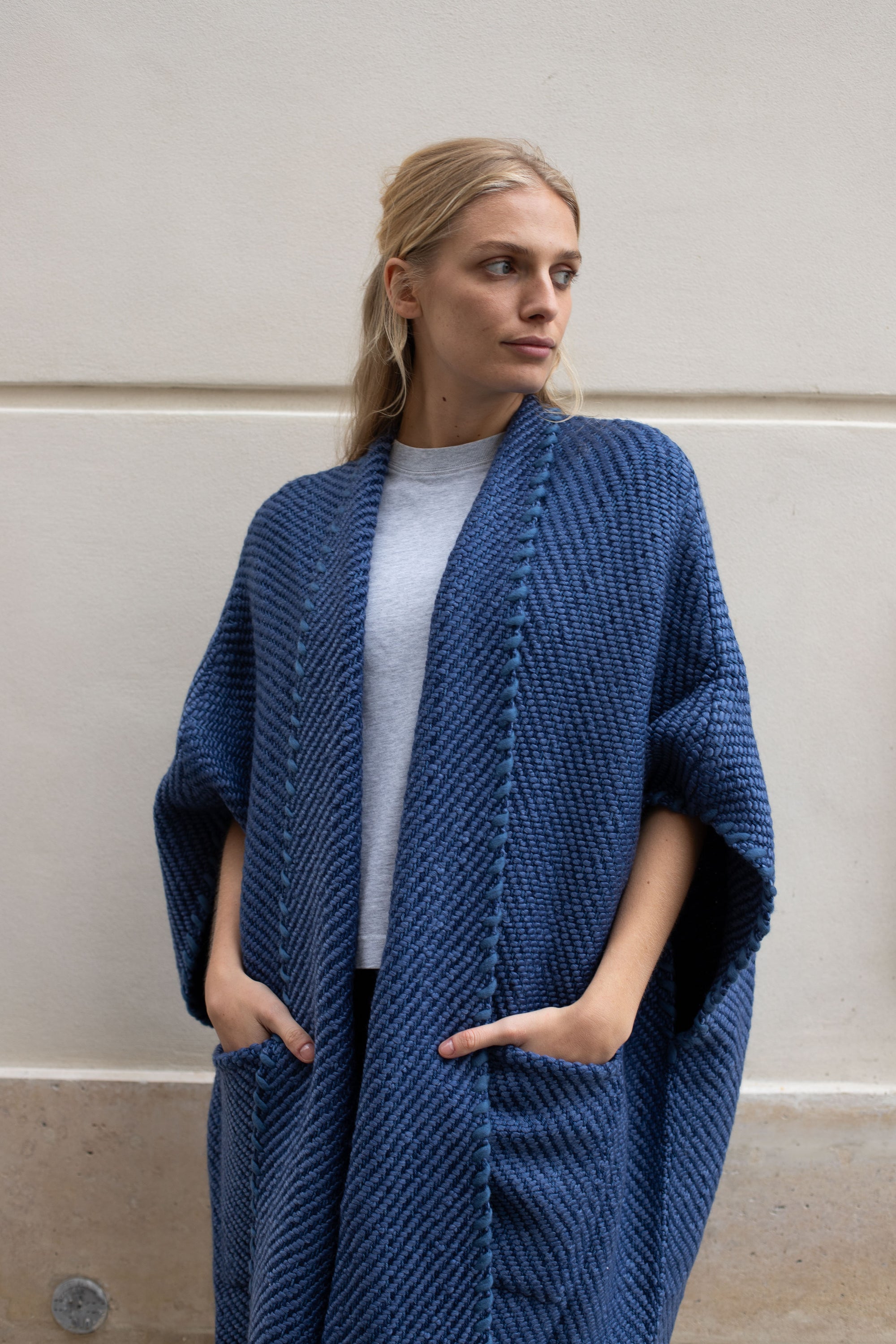 Long Cardigan Clelia, Denim