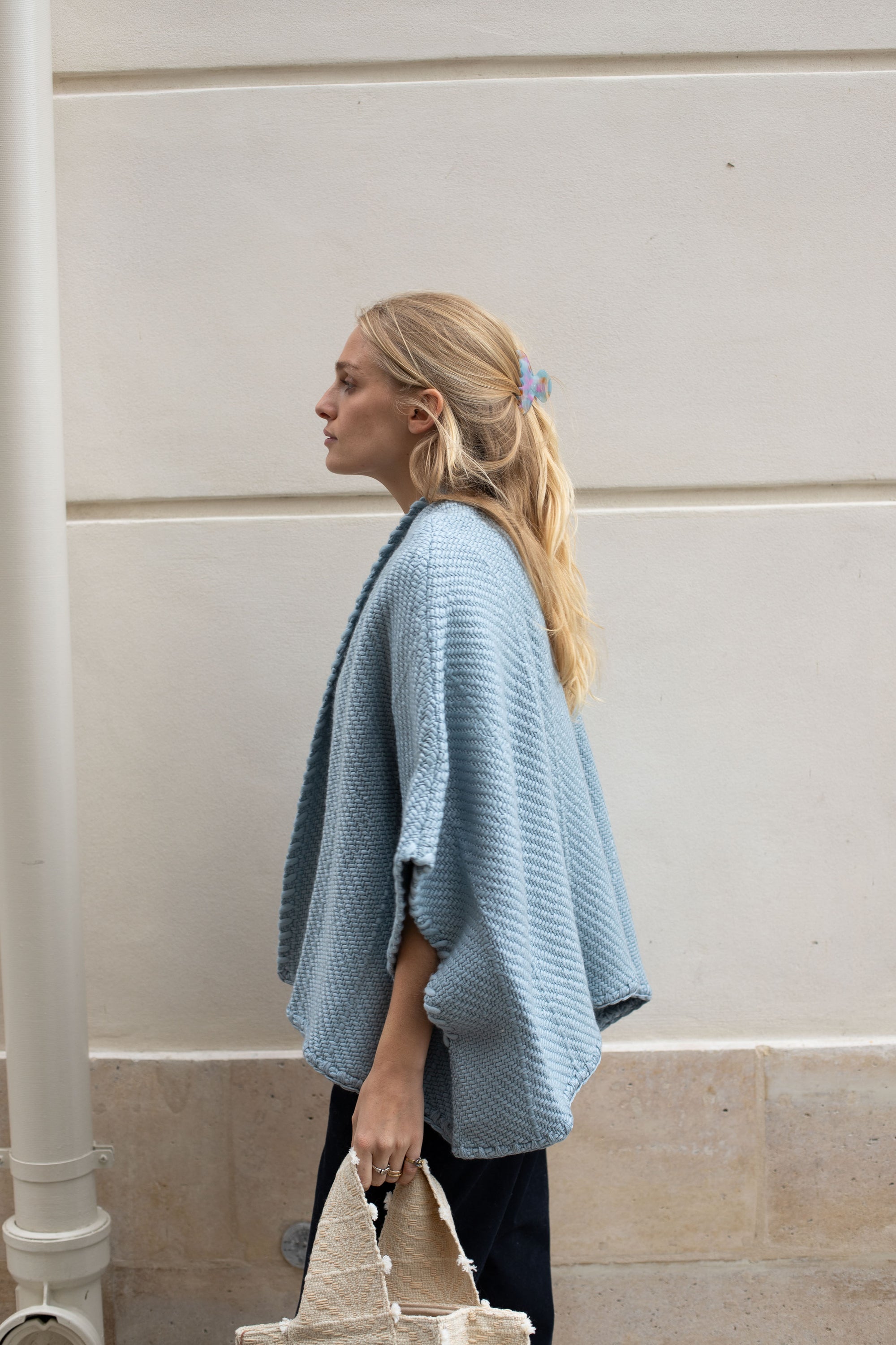 Lose Cardigan Luna, Blue Chalk