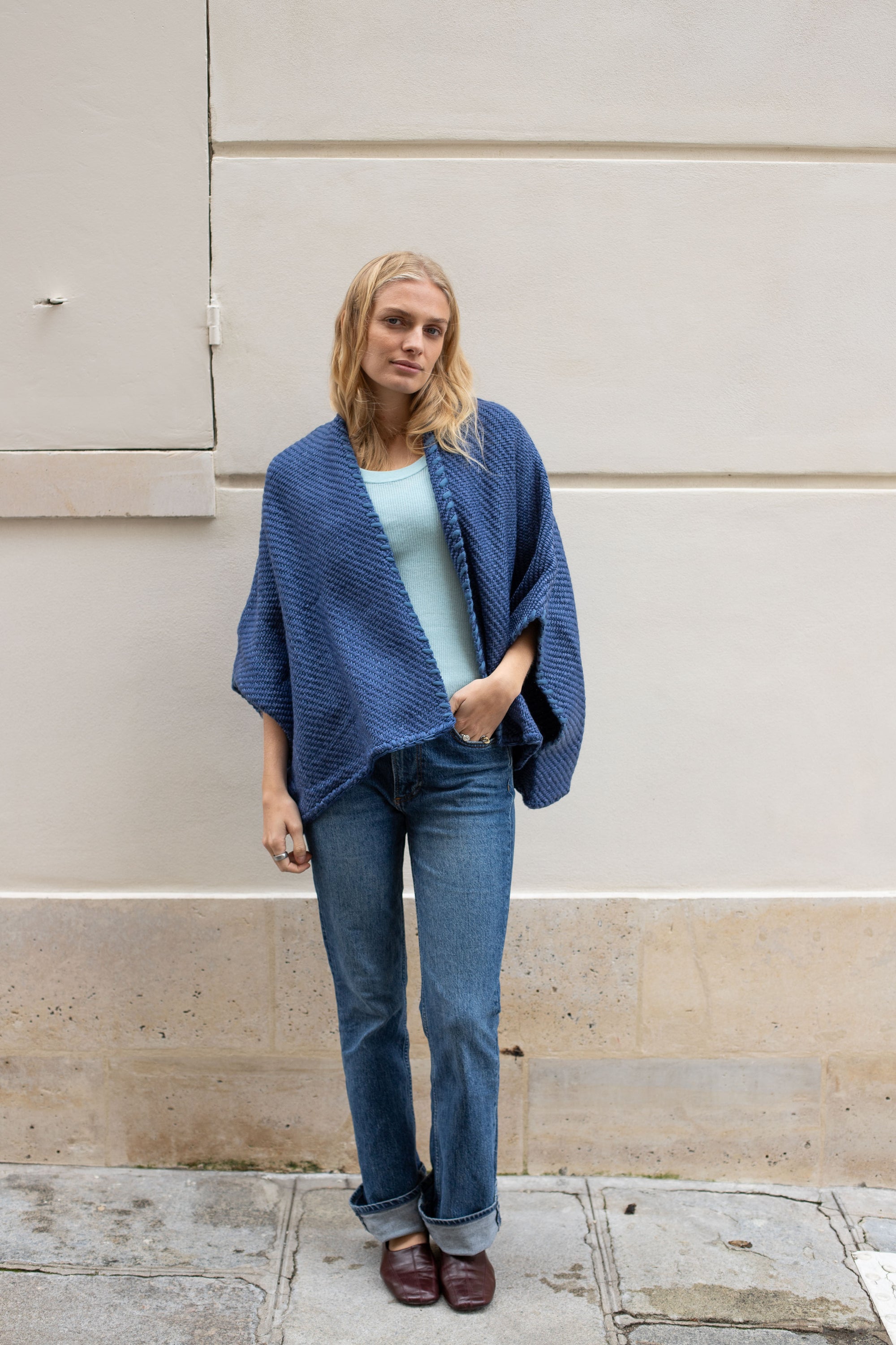 Lose Cardigan Luna, Denim